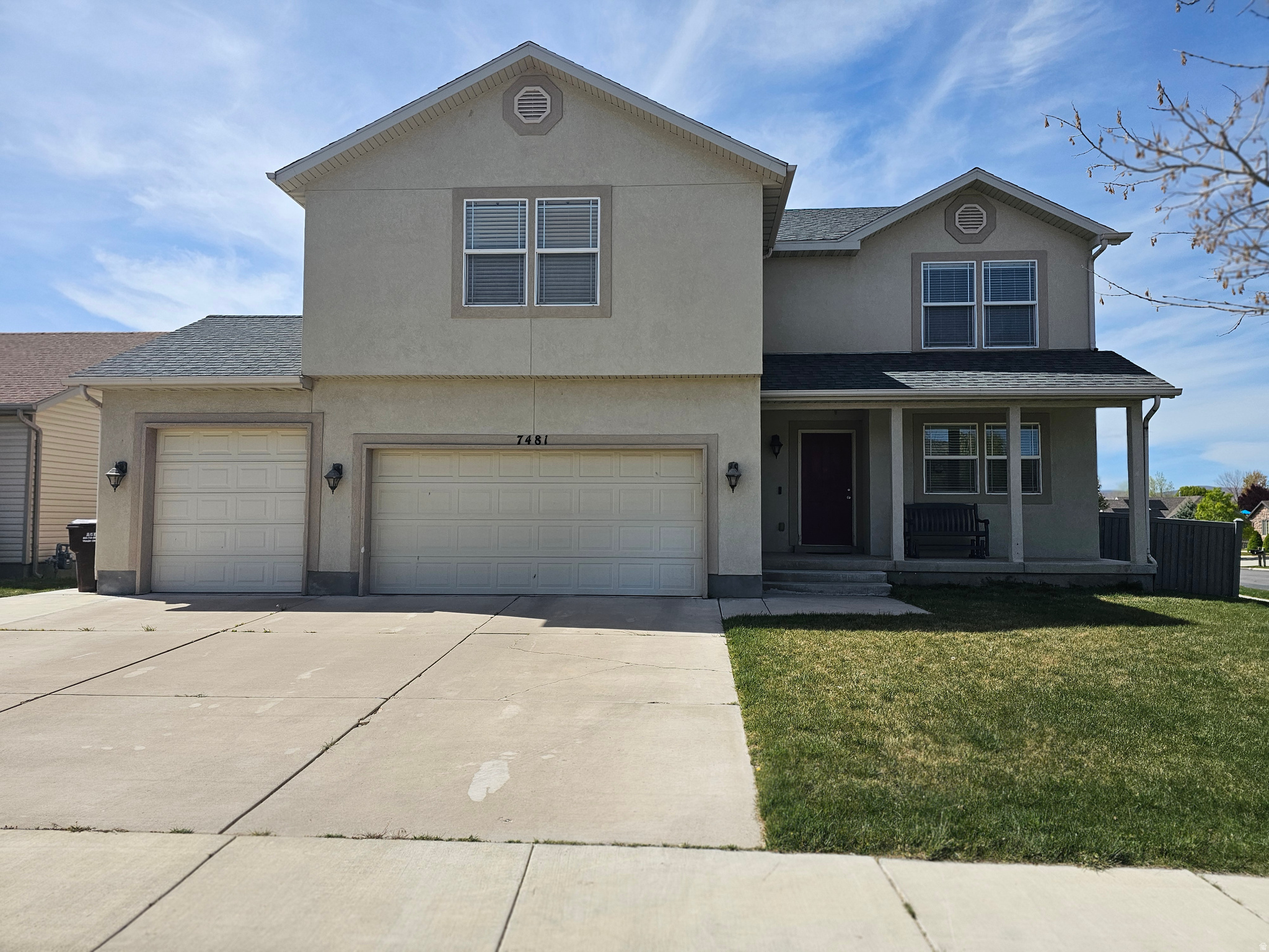 Don't miss this spacious two-story home featuring a 3-car garage and plenty of additional parking! With 6 bedrooms and 3.5 bathrooms, there's room for everyone to spread out and enjoy. The thoughtfully designed layout includes a large family room, den, and formal living room-perfect for both everyday living and entertaining. You'll love the extra storage options, including cold storage plus ample space in the basement and garage. Step outside to enjoy the patio, built in trampoline and fully fenced yard with a convenient double gate for added access and functionality. There is a natural gas outlet on the exterior of the home. Square footage figures are provided as a courtesy estimate only and were obtained from the County Records .  Buyer is advised to obtain an independent measurement.