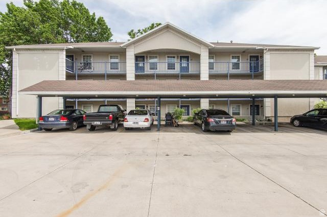 Amazing Location!  Located right by the Provo Rec Center, so close to BYU, easy freeway access, lots of eateries & downtown shopping!  2 bed/1bath with in-unit washer/dryer (included).  Located near a large, city park across the street.  The condo is in excellent condition, top floor with hard surface flooring, newer paint and always rented!  The condo comes with 2, reserved, off-street parking stalls.  Rental Contract goes through July 30, 2027.  It is resident occupied, so 24 hours advance notice is required for all showings - please do not bother residents.  This condo is a turn-key investment for anyone looking to add to their portfolio or purchase their first investment property.  Square footage figures are provided as a courtesy estimate only and were obtained from County Records.  Buyer is advised to obtain an independent measurement.