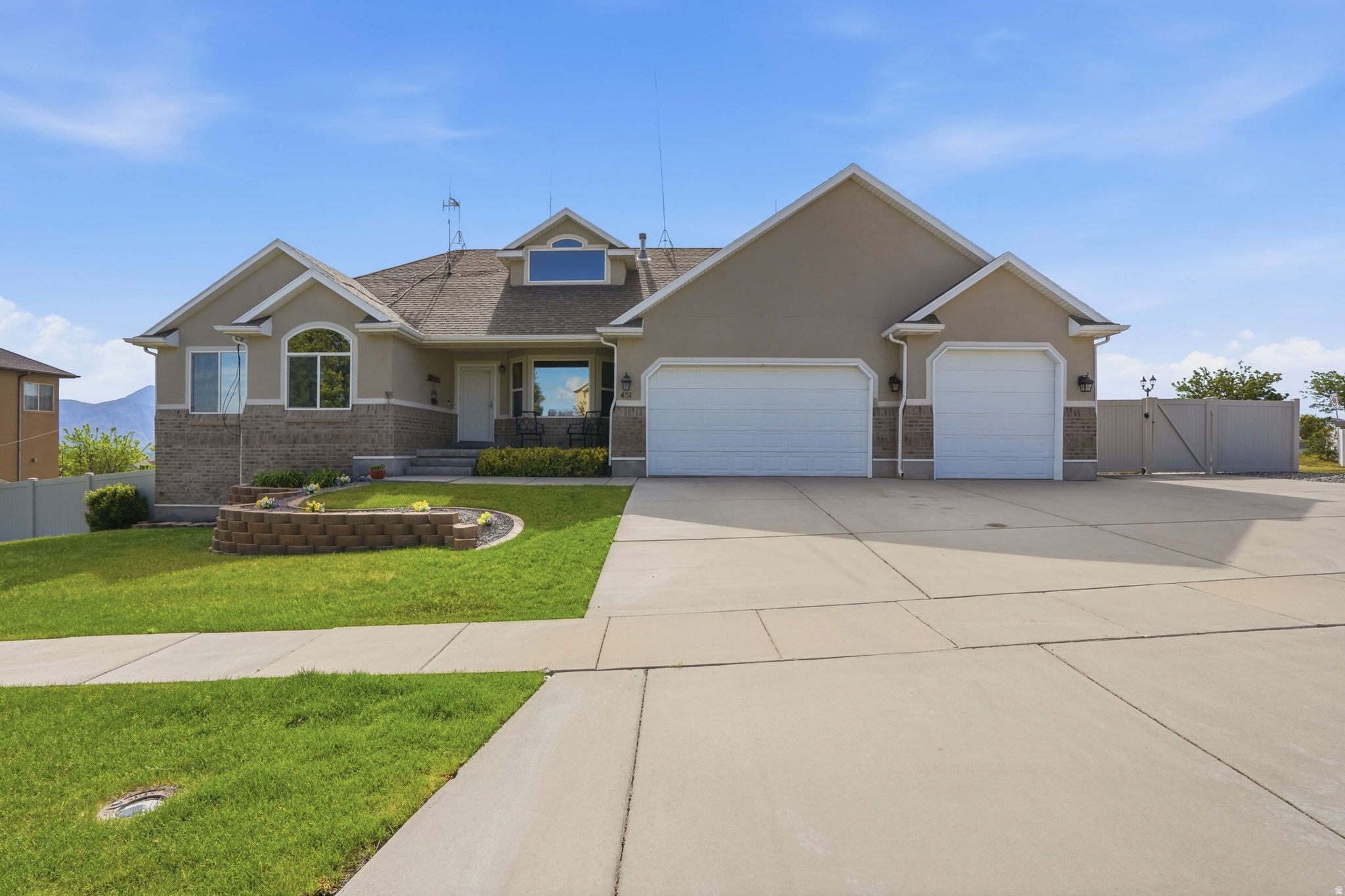 Immaculate and exceptionally well cared for, this spacious Saratoga Springs home near Utah Lake offers 6 beds, 4 full baths, and room for everyone-inside and out. Situated on a beautifully maintained .25-acre lot, the property features a 3-car garage, abundant storage throughout, and pride of ownership at every turn. The home is spotless, bright, and move-in ready, with comfortable living spaces designed for both everyday living and entertaining. The fully finished basement includes a private 2-bedroom, 1-bath mother-in-law apartment with its own separate entrance and dedicated washer and dryer-perfect for multi-generational living or generating additional rental income. The current owners have successfully used the apartment as an income-producing space. Outside, enjoy a beautifully cared-for yard with plenty of space to relax, play, or entertain. This is a rare opportunity to own a clean, immaculate home with versatility, functionality, and income potential all in one. All information, including square footage, are provided as courtesy only, Buyer to verify all.