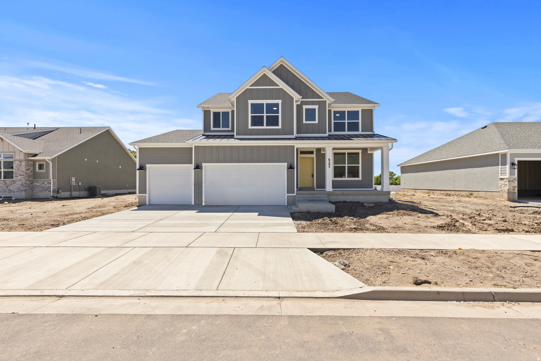 Welcome to Riverwood in desirable South Weber! This east-facing Rainier floor plan offers 4 bedrooms, 2.5 bathrooms, and a functional layout. With no current backyard neighbors, you'll enjoy added privacy and open views right from home. The main living area features a spacious great room with a cozy fireplace, the perfect space for quiet mornings, movie nights, or gathering with guests. The kitchen is beautifully finished with quartz countertops and opens seamlessly to the living and dining spaces, creating an ideal setup for everyday living and entertaining. Throughout the home, multiple living areas provide flexibility for a home office, playroom, second lounge, or whatever best fits your lifestyle. The unfinished basement offers room to grow and the chance to personalize future living space to your needs. Additional features include a practical mudroom/drop zone to help keep life organized and an oversized 3-car garage with extra space for storage, outdoor gear, or hobbies. Conveniently located near local favorites like Burly Burger with quick access to Riverdale Rd, HAFB, I-84, Hwy 89, and Snowbasin Resort this home combines peaceful community living with everyday convenience. A wonderful opportunity to own in one of South Weber's most sought-after neighborhoods! **Ask me about current incentives with our preferred lender.**