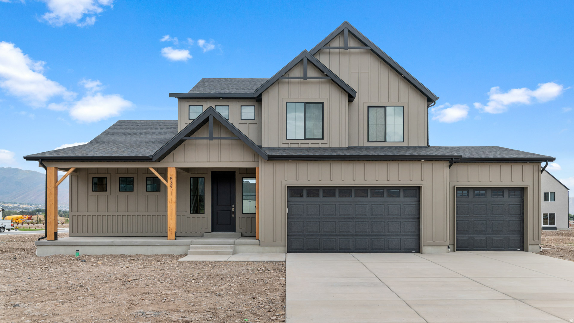 RILEY PARK IN ERDA 1.20 ACRE LOTS.  JULY MOVE IN!  $9000 towards closing cost with our preferred lender.   This amazing PROVIDENCE floorplan sits on 1.20 acre in Erda Utah. The main floor owner's suite has it all: tray ceiling, large walk-in closet with stackable laundry connection, double undercounter sinks, soaker tub and oversized shower. Get cozy in the large family room around the fireplace. The open concept LUXURY kitchen includes a large island for food prep/counter seating, a large walk-in pantry, kitchen with gas cooktop, double overs, 42" upper cabinets w/ crown molding, 30" Single sink, upgraded cabinet with dovetail, soft-close features. Laminate floor throughout the kitchen, dining, & family room. Quartz countertop in kitchen and bathrooms, Powder room located next to the garage entry and mud room bench. Stair railing with newel posts. Upstairs has a loft, 3 large bedrooms, full bathroom, and full laundry room. Home includes unfinished basement with 9' foundation walls, room for a large family room, 2 additional bedrooms, a bathroom, and under porch storage. 2 95% efficient furnaces, 50-gallon water heater, & plumbed for a soft-water system. 3-car RV garage with 12' x 10' door and extra space on the side of the garage to add an RV pad. Ask me about our generous home warranties, active radon Mitigation System, and Smart Home Package, which is included in this home. The actual home may differ in color, material, and/or options. Pictures are of a finished home of the same floorplan, and the available home may contain different options, upgrades, and exterior color and/or elevation style. Square footage figures are provided as a courtesy estimate only and were obtained from building plans. No representation or warranties are made regarding school districts and assignments; please conduct your own investigation regarding current/future school boundaries.
