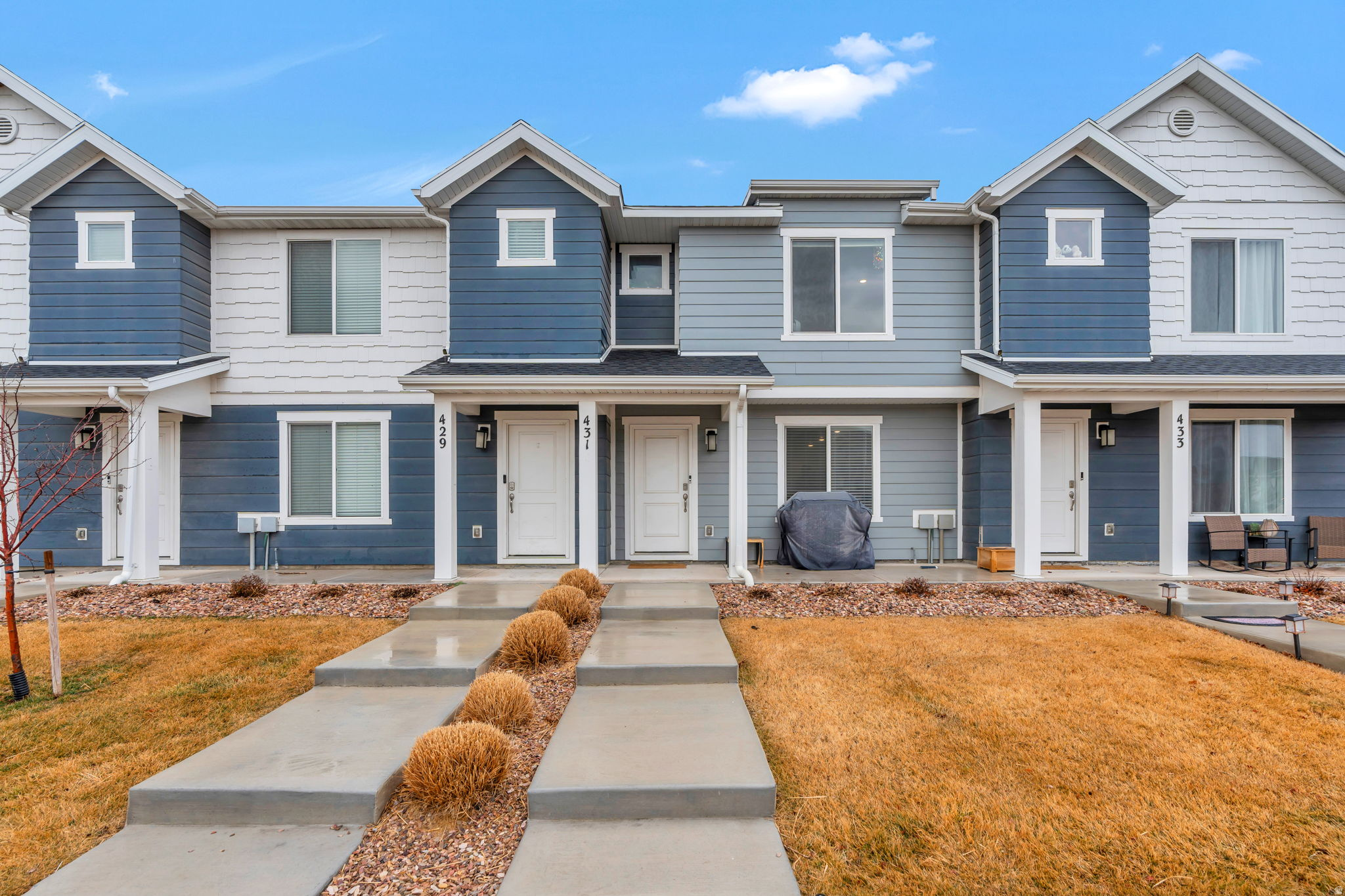 An amazing townhome ready for someone to call home. Although there is no "basement" included on this row units, the crawl space has stairs going into a full 8' tall area. Great for storage and very Included will be; blinds, fridge, washer and dryer. Northshore development is a great cozy community full of walking paths and amenities. This home is Just a block down from the dog park and bike track. This is a great starter home, or the perfect rental. Use aligned showings, call or text agent with any questions. Built in stairs to basement/crawl space. Crawl space is 8' tall and perfect for extra storage or workout room. Square footage figures are provided as a courtesy estimate only and were obtained from county records. Buyer is advised to obtain an independent measurement