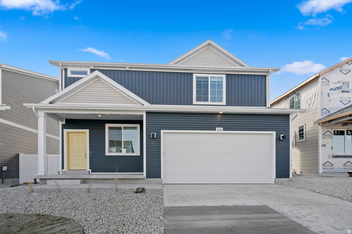 Fall move in! You must see this beautiful new home in the desirable location of Wander. Enjoy life inbthis amenity-rich community situated along Utah Lake's north shore with acres of parks, trails, and recreation. The Neo floorplan blends style with innovation in a home crafted for flexibility, affordability, and efficiency. This single-family, 2-story layout spans 2,625 sq. ft. and offers 3 beds, 2.5 baths, and an oversized 2-car insulated garage with storage space. Call now for more information or to set up a time to visit the community! (Neo Lot 1045)