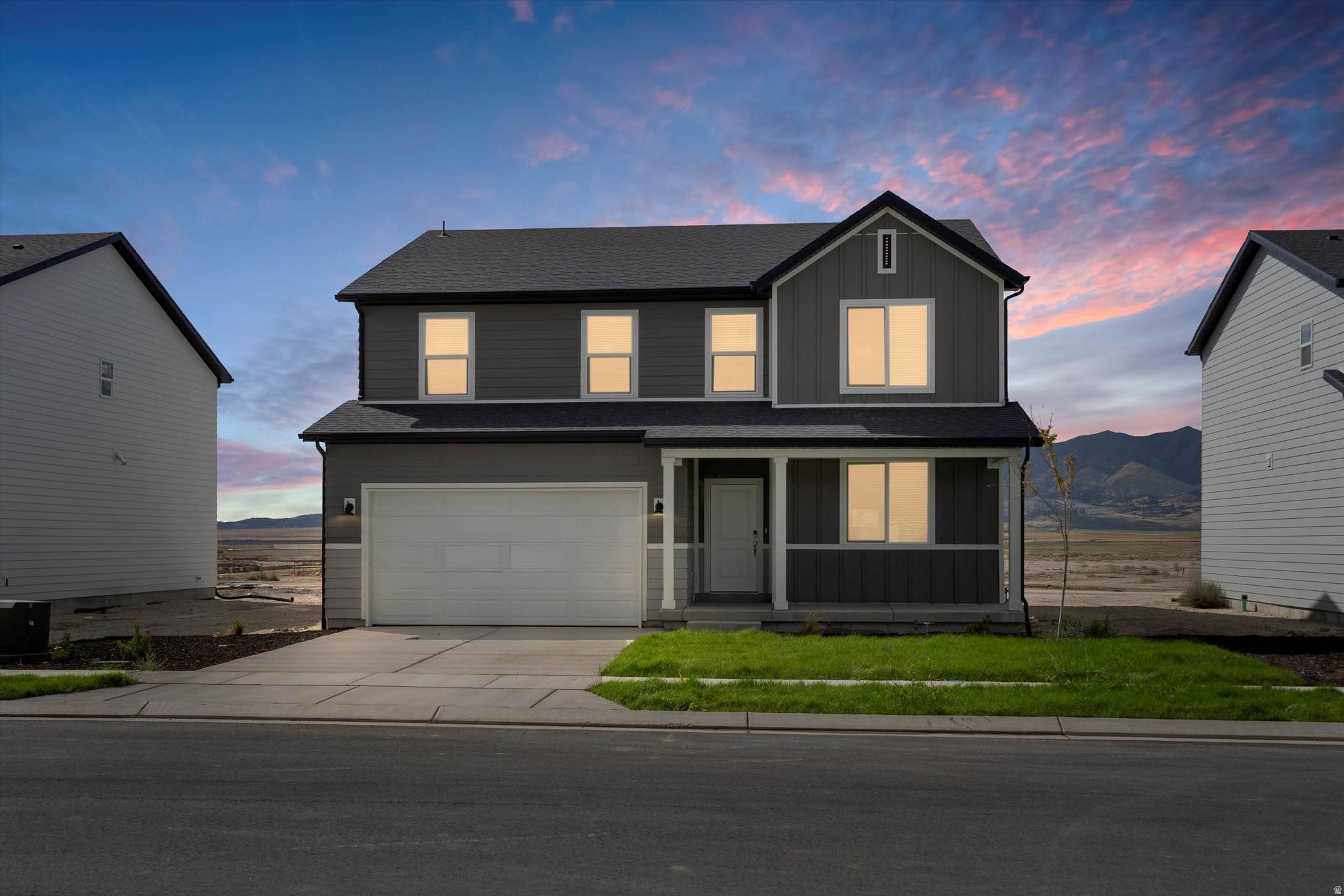 This five bedroom home offers generous space for entertaining and relaxing, with an open-concept kitchen and living area plus an unfinished basement for future living space. Upstairs, unwind in the primary suite. Move in ready with a washer, dryer, fridge and blinds throughout! Total home approx. sq. ft. 4,067.