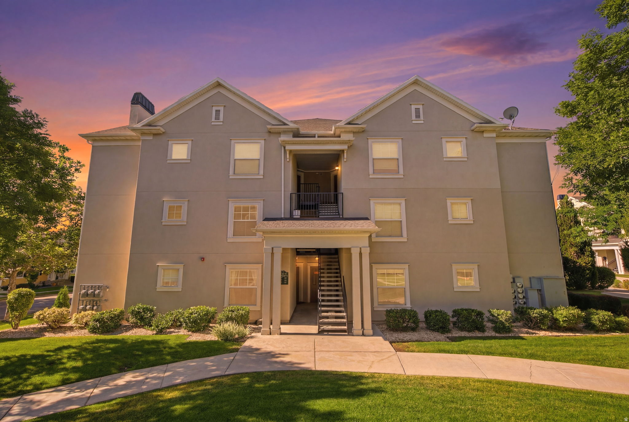 Discover effortless living in the heart of Daybreak with this beautifully maintained, move-in-ready condo. Located on the main level, this home offers the convenience of single-level living paired with a bright, open floor plan designed for both everyday comfort and easy entertaining, two en-suites,  generous walk-in closets, and stylish finishes make this home feel fresh from the moment you step inside.  Life in Daybreak is about more than just a beautiful home-it's about embracing one of Utah's most sought-after master-planned communities. Spend your days exploring miles of scenic walking and biking trails, relaxing at neighborhood parks, enjoying waterfront activities on the lakes, or taking advantage of the community's exclusive amenities, including lakehouses, paddleboarding, kayaking, concerts, festivals, and year-round neighborhood events. Just minutes from shopping, restaurants, entertainment, top-rated schools, and America First Square-home of the Salt Lake Bees-everything you need is within easy reach. Whether you're searching for a low-maintenance primary residence or the perfect place to enjoy an active, connected lifestyle, this exceptional Daybreak condo delivers. **Buyer is advised to obtain an independent measurement. Buyer/Buyers Agent to verify all info including sq. ft.