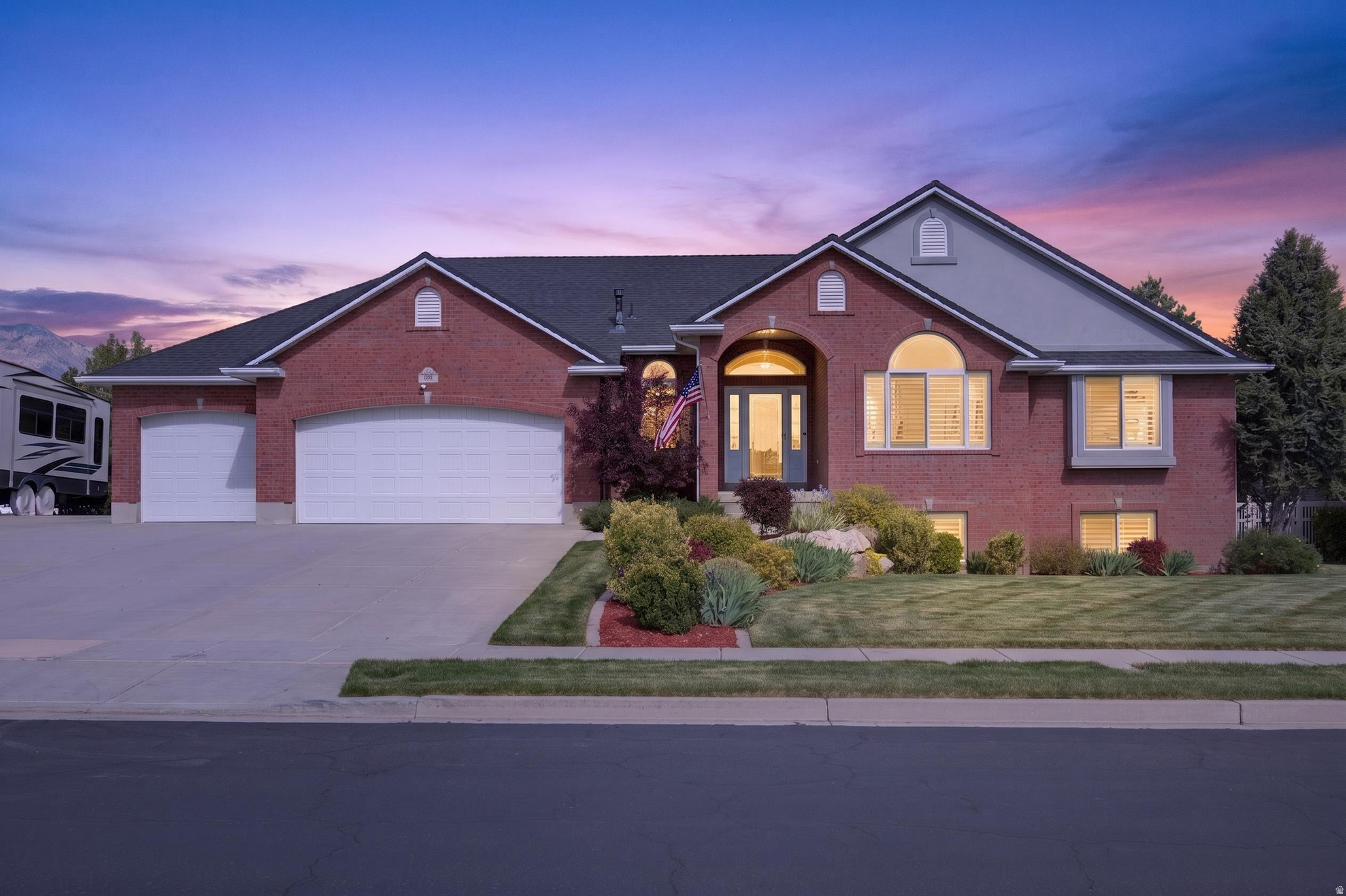 ** Price Improvement **. Welcome to the kind of neighborhood where people actually wave at each other... and secretly judge your lawn care schedule. Nestled in a stately neighborhood with mountain views so good they'll make your guests suddenly interested in "sunsets," this 5 bedroom, 3 bathroom beauty is ready for its next chapter.  Wrapped in timeless all brick and stucco exterior, this home says, "I'm classy," while the fully fenced yard says, "but I also understand dogs, toddlers, and that one neighbor who lets their basketball roll everywhere."  Inside, there's room for everyone - kids, guests, in-laws, or that one adult child who is "just staying temporarily." Five bedrooms means no one has to fight over space... at least not loudly.  The covered patio is basically an outdoor therapy center with amazing mountain views. Morning coffee or soda from custom dry bar? Perfect. Evening BBQs? Incredible. Sitting outside pretending you're going to start gardening this year? Also supported.  This home offers the perfect mix of elegance, comfort, and enough square footage to lose your phone at least twice a day.  Come see it before someone else claims your future patio view.