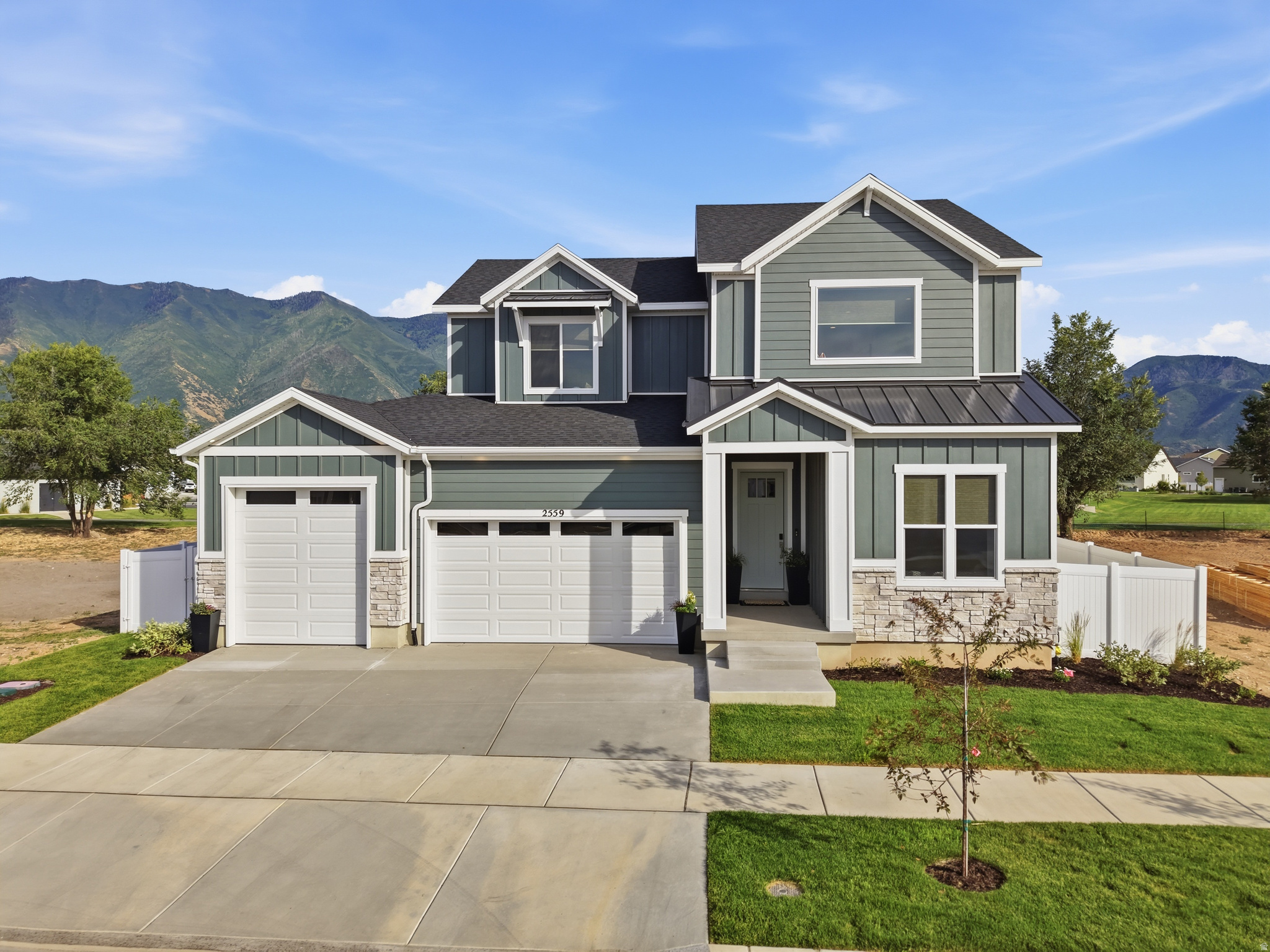 Introducing the Kensington, Regal Homes' 2026 Utah Valley Parade Home, located in the highly sought-after Parkside community of Mapleton. Showcasing exceptional craftsmanship, thoughtful design, and luxury finishes throughout, this stunning home offers an impressive 4,395 square feet of beautifully designed living space.  Designed with both everyday living and entertaining in mind, the Kensington features a spacious main-level primary suite, 6 bedrooms, 4.5 bathrooms, and an open-concept floor plan filled with natural light. Expansive gathering spaces create the perfect setting for hosting family and friends, while flexible living areas provide room to grow, work, and relax.  Perfectly positioned backing directly to Maple Grove Park, this home offers immediate access to walking trails, open green space, playgrounds, and endless opportunities to enjoy the outdoors. Parkside combines the peaceful charm of Mapleton with the convenience of nearby recreation, schools, shopping, and dining.  More than just a home, the Kensington is designed to complement every stage of life. Whether you're looking for room to grow, space to entertain, or simply a beautifully crafted home in an unbeatable location, this Parade Home is an exceptional opportunity to experience luxury living at its finest. Inquire about our current Incentive.  Buyer to obtain own independent measurement and verify all.