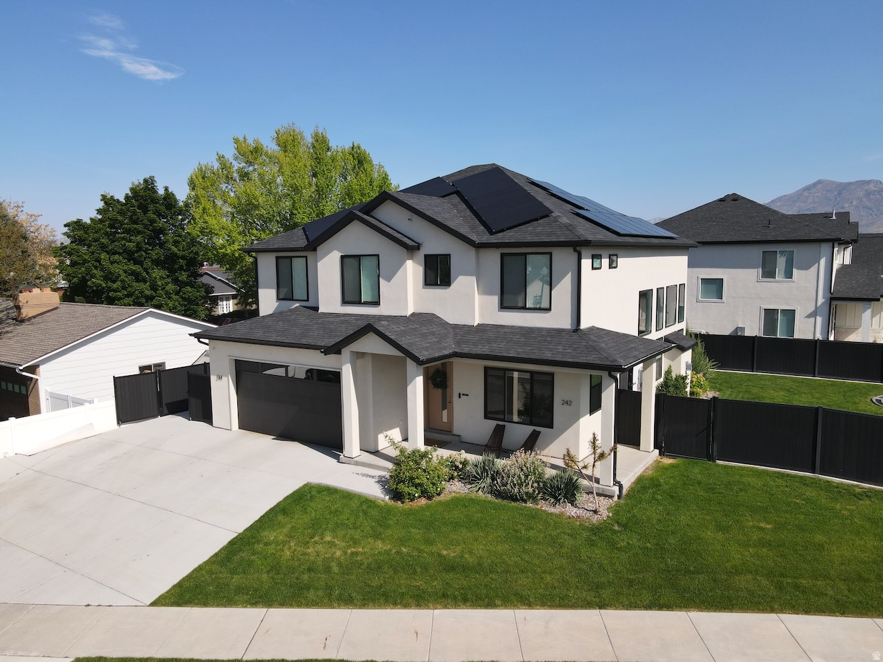 **No Showings Until Open House - Saturday, July 25th from 4-6pm**   This one-of-a-kind home in Orem's sought-after Farm subdivision checks every box - and then some. Sitting on one of the largest lots in the community, the fully fenced yard gives you rare privacy and room to breathe in a neighborhood known for its quiet streets, low through-traffic, and true sense of community.   Inside, the modern open floor plan centers around a stunning waterfall kitchen island - the kind of space that's built for entertaining. The thoughtful extras here are what really set this home apart: a dedicated soundproof home office, a private workout room with sauna, and a suspended slab fun-zone perfect for a game room, hobby space, or additional storage. A fully permitted, legal ADU offers serious upside - whether you're looking to offset your mortgage with rental income, house extended family, or add an investment component to your primary residence. Along with the rental income, you can eliminate your electric bill with solar.   All of this just minutes from Utah Valley University, University Place Mall, Costco, Trader Joe's, and Scera Park - with Mount Timpanogos views and quick I-15 access rounding out a location that's hard to beat. Square footage figures are provided as a courtesy estimate only and were obtained from county records.  Buyer is advised to obtain an independent measurement.