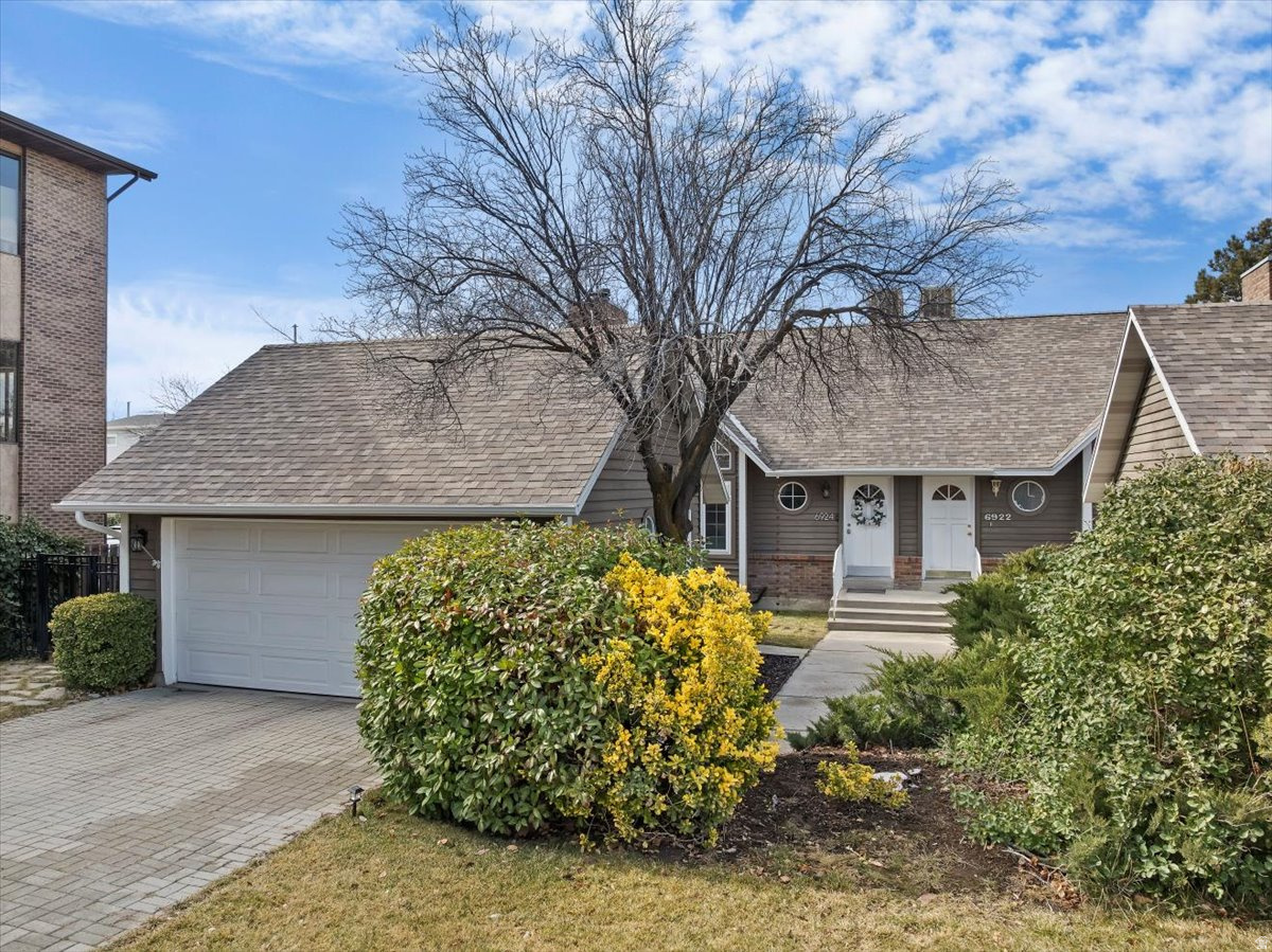 Brilliant Location-Twin Home*3 bedroom/2.5 bathrooms/large 2 car garage*Walk to (Coming soon) New Cottonwood Heights Town Center, farmers market, restaurants, coffee shops, parks, groceries (Whole Foods),Library & Top rated schools* Minutes from Canyons, World class skiing & boarding, hiking, biking & outdoor activities*Primary suite-loft with full bath and walk in closet*New & Newer windows* New roof in 2017*New furnace, A/C, water heater and gutters in 2025*Vaulted ceilings, stainless steel appliances, recessed lighting entire home, 2 fireplaces, Ecobee Smart Thermostat, Lutron smart lighting system(motion on/off), Hot Tub, fully fenced back yard, peach & apricot fruit trees and a private patio/deck*NO HOA FEES*Square foot information from County records-Buyer to verify all information.