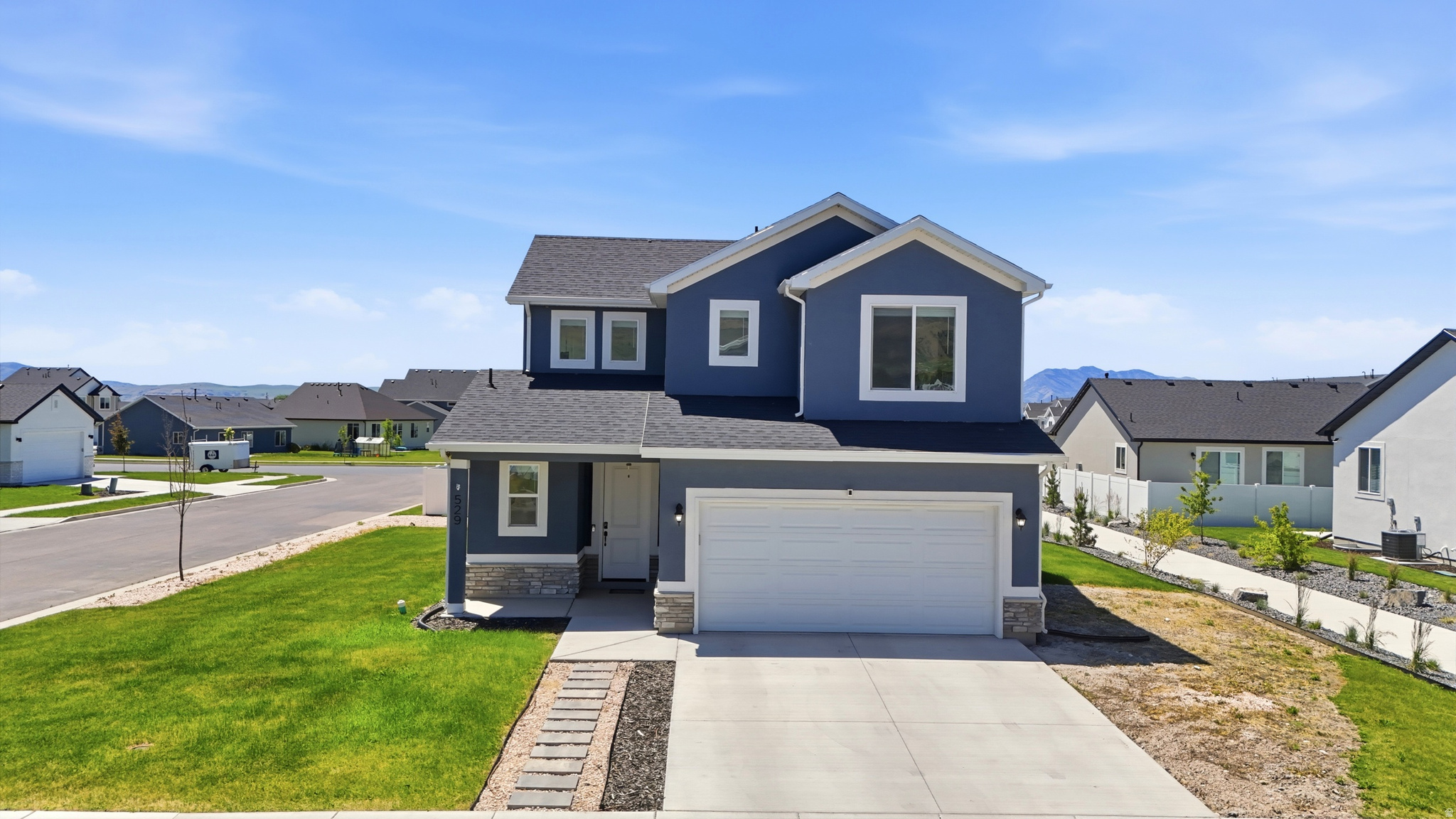 Beautifully maintained  move-in-ready home, two-story home in a growing, friendly neighborhood! Filled with natural light, this spacious home offers a functional layout with plenty of room to grow and make your own. Pride of ownership shines throughout, with thoughtful care and maintenance evident inside and out. The fully automated sprinkler system helps keep the yard looking its best year-round. Enjoy exceptional community amenities, including a clubhouse, swimming pool, and pickleball courts-perfect for recreation, relaxation, and connecting with neighbors. Close to parks, supermarkets, and many work locations. Book your showing today.