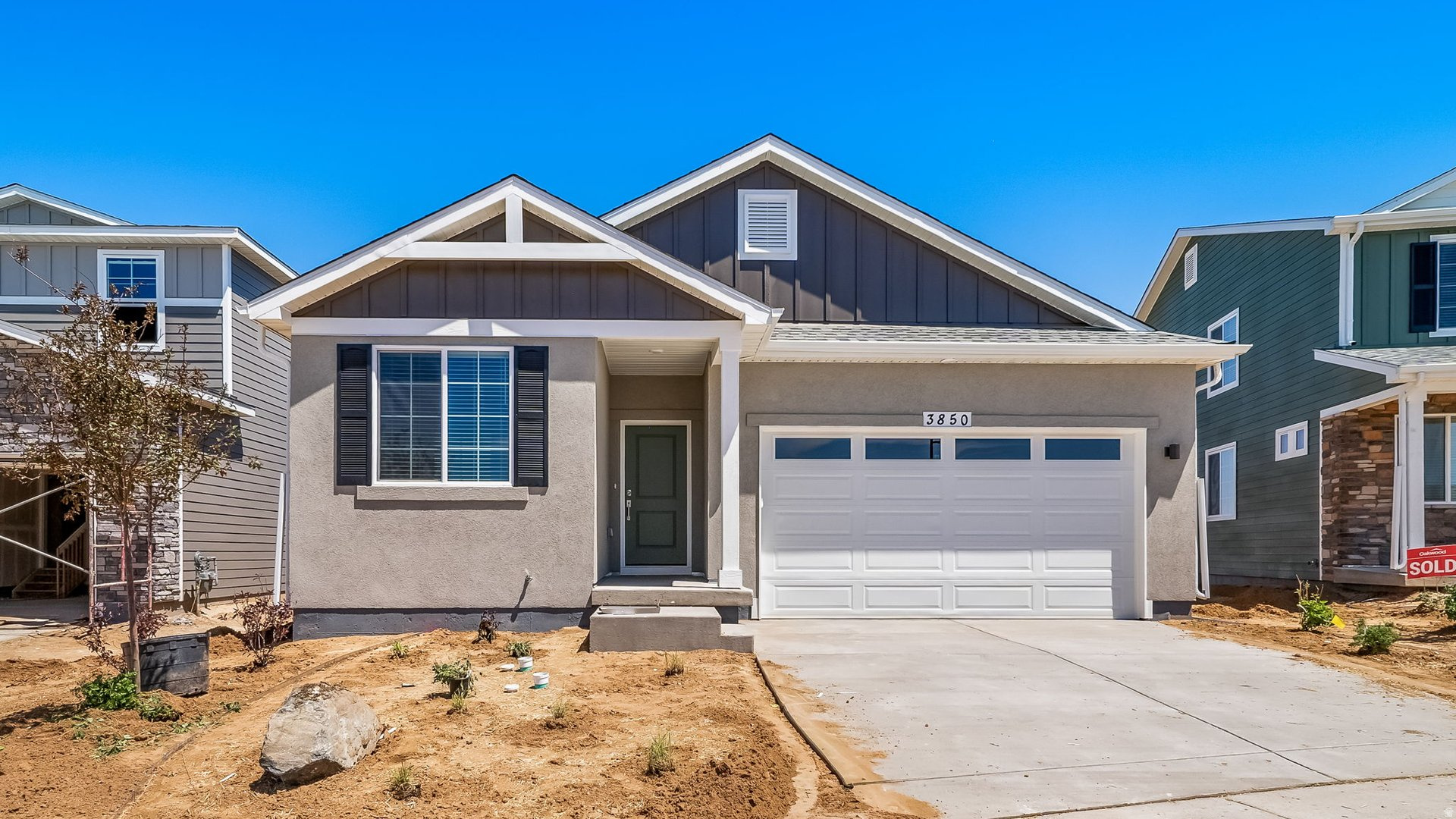 The Splendor is a 4-bedroom, 3-bathroom ranch-style home designed for effortless single-level living and features a 2-car garage. The open-concept layout includes 9-foot ceilings, large windows, a private primary suite retreat, and three flexible secondary bedrooms. This floorplan is situated in Oquirrh Mountain Ranch, a vibrant, family-friendly master-planned community built for outdoor adventure and long-term livability. The neighborhood offers thoughtfully designed single-family homes with spacious layouts that provide plenty of comfort and room to grow. (Photos are of another home in another community. Splendor Homesite 123)