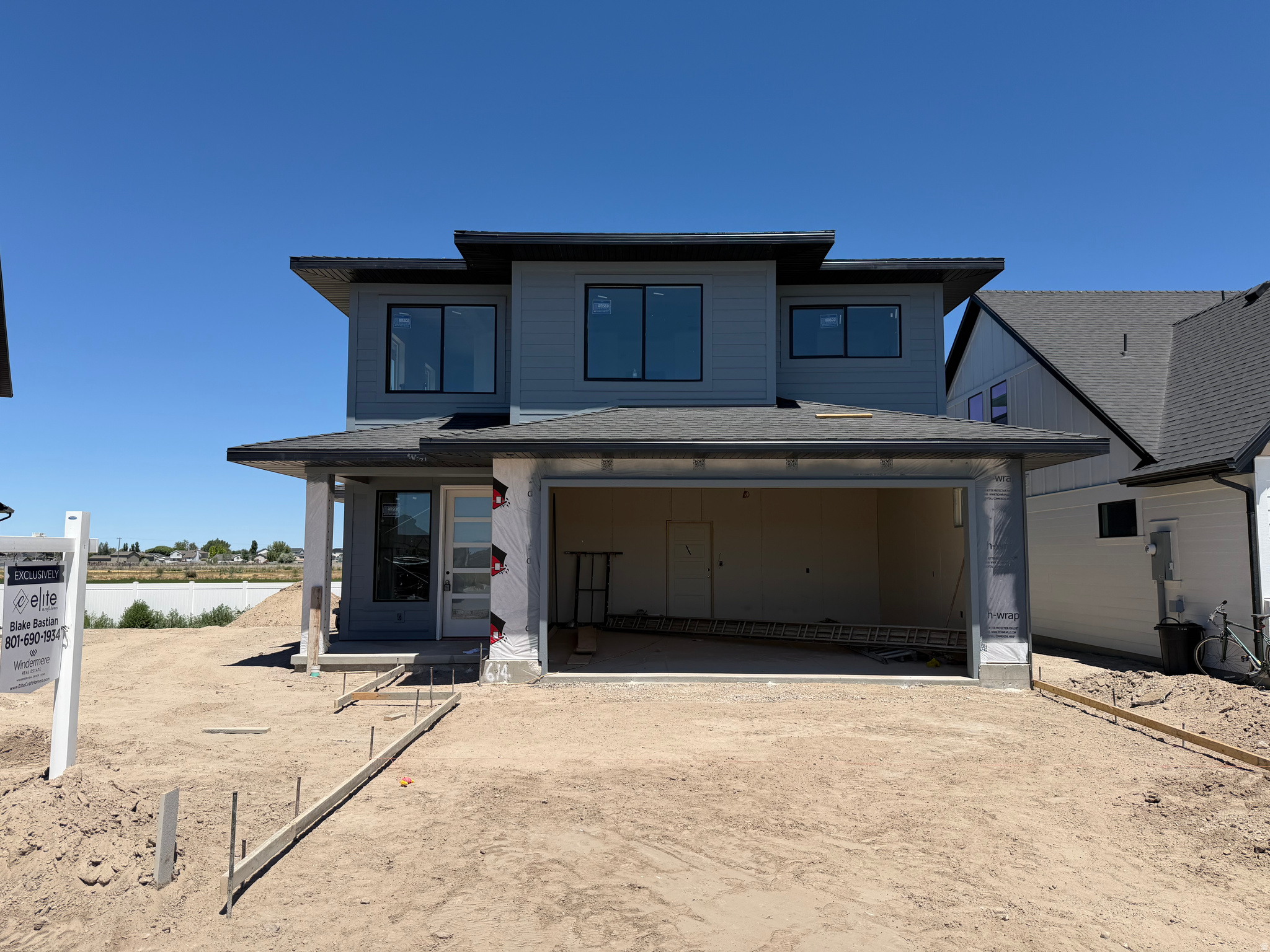 Welcome to the newest phase of Craythorn Homestead featuring an exclusive Builder Incentive when using our preferred lender: Up to $22,000 available toward upgrades, closing costs, prepaid expenses, and/or an interest rate buydown. Incentive expires 6/30/2026 and requires a fully executed contract prior to expiration. Contact listing agent for full details and qualifications.  Discover the Heston Plan at Craythorn Homestead, where modern prairie design meets timeless comfort. This stunning two-story, slab-on-grade home offers the perfect blend of style and functionality, featuring 9' ceilings on both the main floor and second floor for an open, airy feel throughout. Upstairs, you'll find three spacious bedrooms, two full bathrooms including a Jack-and-Jill bath, and a conveniently located laundry room.  The main floor welcomes you with a bright, expansive great room that flows seamlessly into a chef-inspired kitchen complete with a large island, dining nook, oversized walk-in pantry, and all kitchen appliances included - even the refrigerator. Additional highlights include a welcoming mudroom and a thoughtfully placed half bath for guests. Estimated completion is end of August 2026, giving buyers the opportunity to secure this beautiful home before it's finished. Experience quality craftsmanship, modern design, and exceptional value in one of Craythorn Homestead's newest phases. Construction Update: Sheet Rocked and Ready for Tile and Finish Carpentry