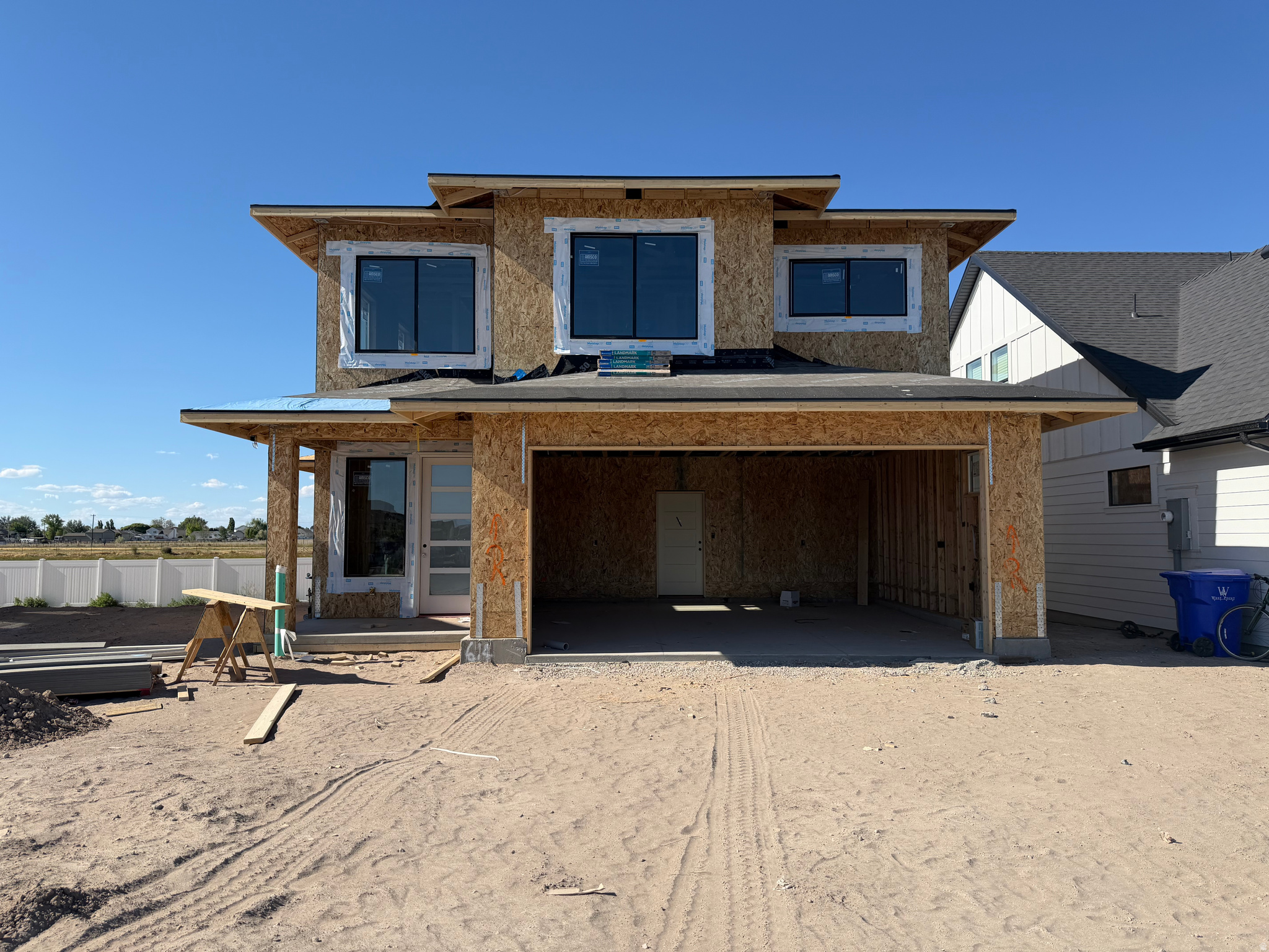 Welcome to the newest phase of Craythorn Homestead featuring an exclusive Builder Incentive when using our preferred lender: Up to $22,000 available toward upgrades, closing costs, prepaid expenses, and/or an interest rate buydown. Incentive expires 6/30/2026 and requires a fully executed contract prior to expiration. Contact listing agent for full details and qualifications.  Discover the Heston Plan at Craythorn Homestead, where modern prairie design meets timeless comfort. This stunning two-story, slab-on-grade home offers the perfect blend of style and functionality, featuring 9' ceilings on both the main floor and second floor for an open, airy feel throughout. Upstairs, you'll find three spacious bedrooms, two full bathrooms including a Jack-and-Jill bath, and a conveniently located laundry room.  The main floor welcomes you with a bright, expansive great room that flows seamlessly into a chef-inspired kitchen complete with a large island, dining nook, oversized walk-in pantry, and all kitchen appliances included - even the refrigerator. Additional highlights include a welcoming mudroom and a thoughtfully placed half bath for guests. Estimated completion is end of August 2026, giving buyers the opportunity to secure this beautiful home before it's finished. Experience quality craftsmanship, modern design, and exceptional value in one of Craythorn Homestead's newest phases. Construction Update: Just finished framing and 4 way, home is ready for insulation and sheet rock.