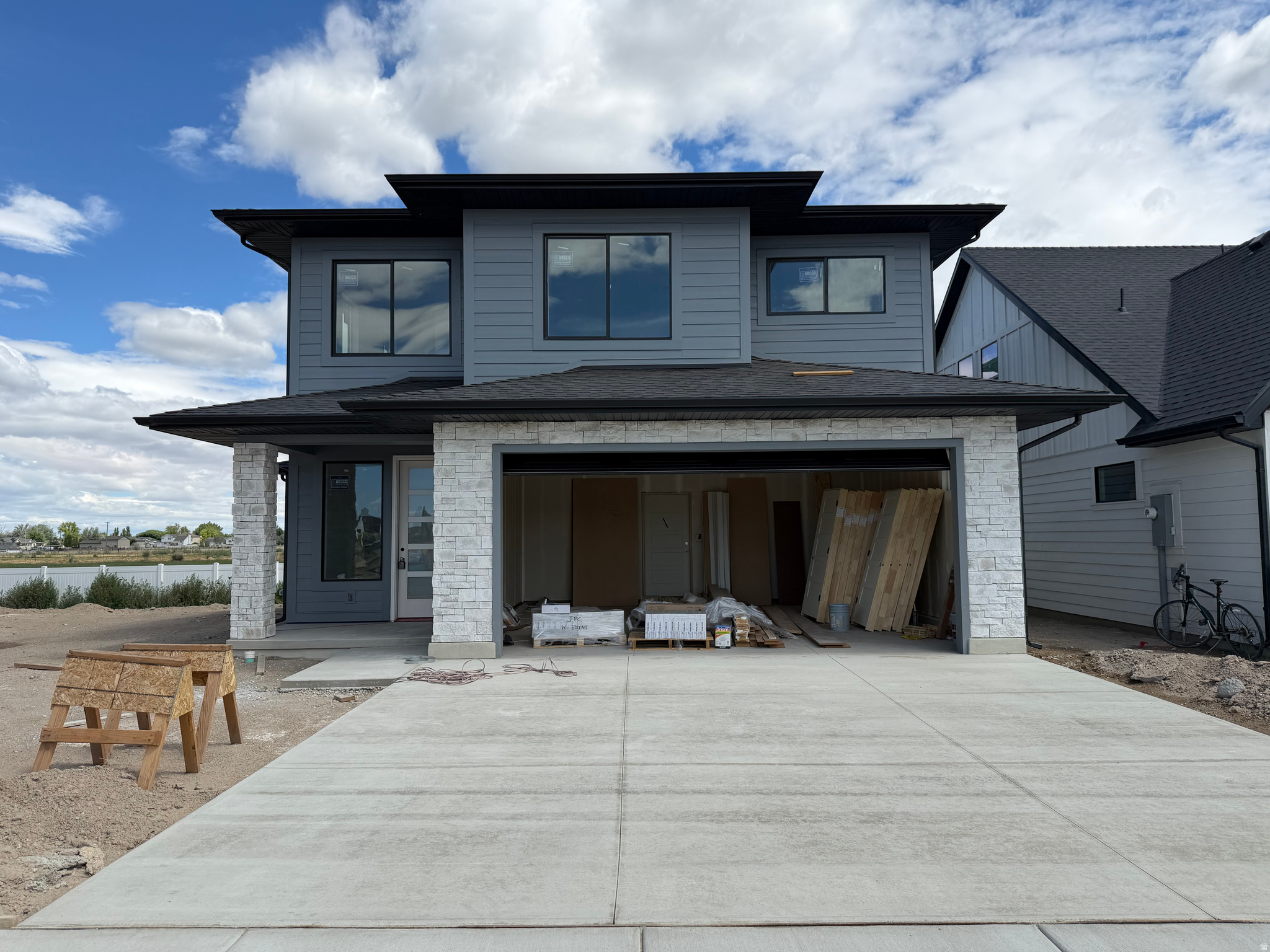 Welcome to the newest phase of Craythorn Homestead featuring an exclusive Builder Incentive when using our preferred lender: Up to $22,000 available toward upgrades, closing costs, prepaid expenses, and/or an interest rate buydown. Incentive expires 6/30/2026 and requires a fully executed contract prior to expiration. Contact listing agent for full details and qualifications.  Discover the Heston Plan at Craythorn Homestead, where modern prairie design meets timeless comfort. This stunning two-story, slab-on-grade home offers the perfect blend of style and functionality, featuring 9' ceilings on both the main floor and second floor for an open, airy feel throughout. Upstairs, you'll find three spacious bedrooms, two full bathrooms including a Jack-and-Jill bath, and a conveniently located laundry room.  The main floor welcomes you with a bright, expansive great room that flows seamlessly into a chef-inspired kitchen complete with a large island, dining nook, oversized walk-in pantry, and all kitchen appliances included - even the refrigerator. Additional highlights include a welcoming mudroom and a thoughtfully placed half bath for guests. Estimated completion is end of August 2026, giving buyers the opportunity to secure this beautiful home before it's finished. Experience quality craftsmanship, modern design, and exceptional value in one of Craythorn Homestead's newest phases. Construction Update: Sheet Rocked and Ready for Tile and Finish Carpentry