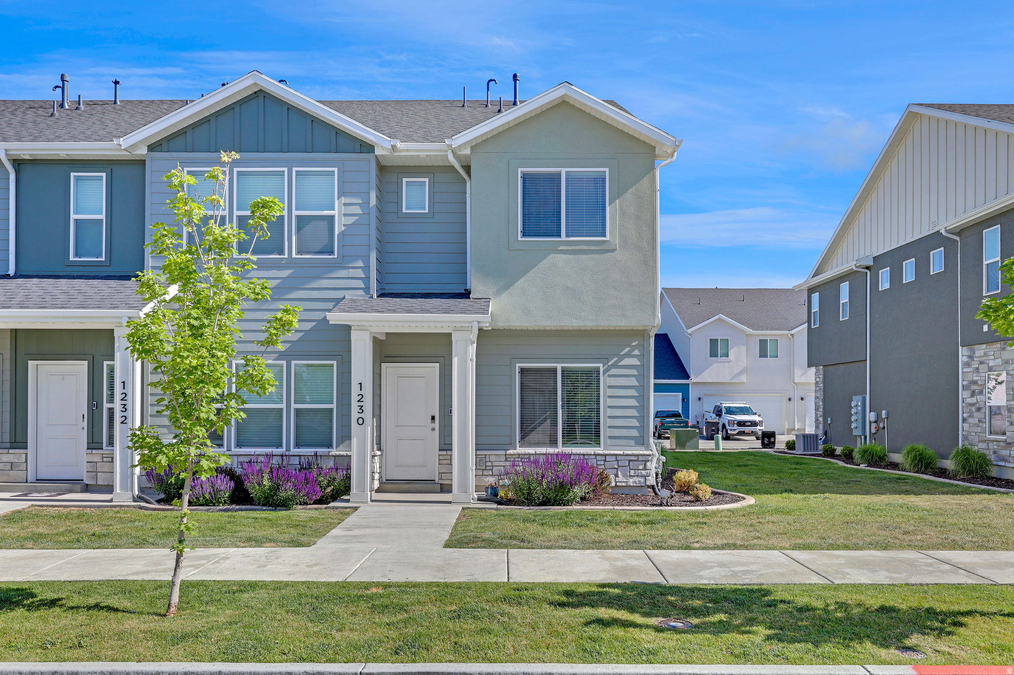 Welcome to this charming end-unit town-home in the heart of Logan! This 2-bedroom, 2.5-bathroom home offers both convenience and comfort. The open floor plan features a spacious living area, a bright kitchen with ample cabinet space. Upstairs, you'll find two generously sized bedrooms, 2 bathroom, and laundry room. As an end unit, you'll enjoy added privacy and extra natural light throughout. Don't miss this opportunity to own a low-maintenance home in a fantastic location-schedule your showing today! Buyer to verify all information.
