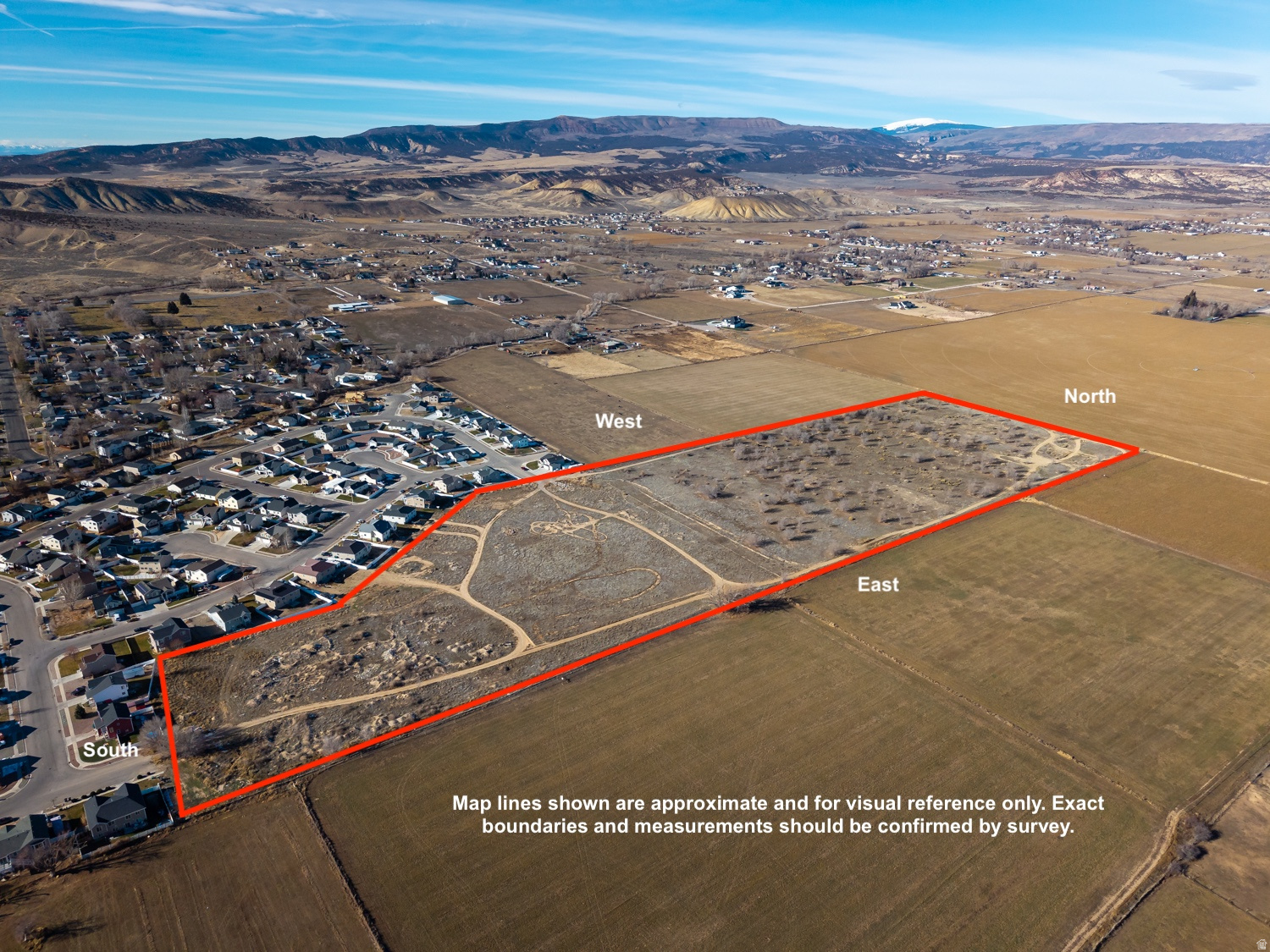 Incredible development opportunity in an established Vernal neighborhood. This 30.84 acre parcel was previously approved for approx. 106 paper lots and offers a natural continuation of the surrounding subdivision. Preliminary approval was granted through Uintah County and would need re-approval. Current zoning allows for 12,000 sq ft lots. Buyer to verify all information.
