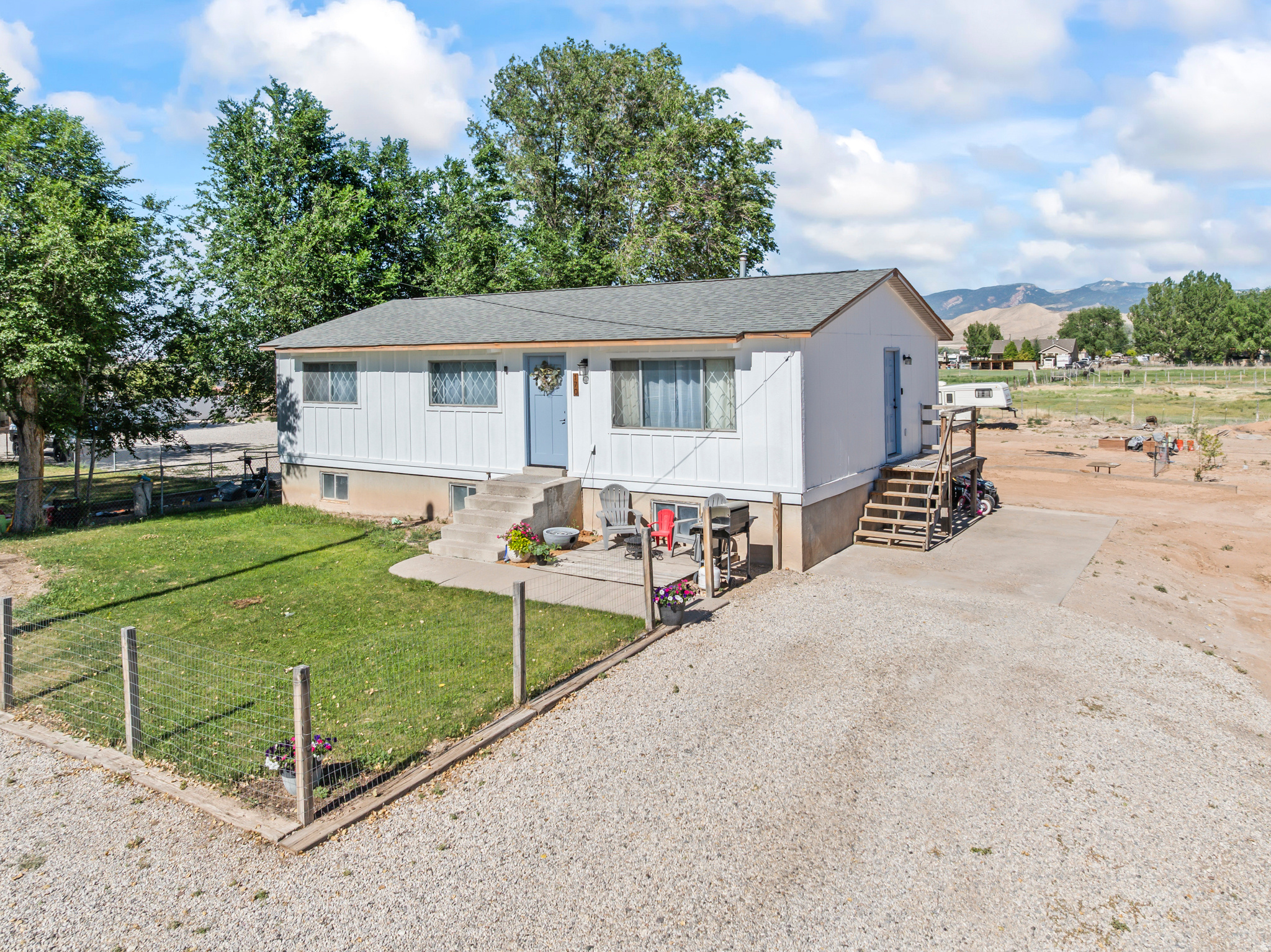 Beautiful and well taken care of 3 bed, 1 bath home on .46 of an acre. Located in Redmond UT. 2016 sq ft. Full unfinished basement with room to grow. Home has new updates in the upstairs living space, beautiful kitchen, large windows providing natural light, and stainless steel kitchen appliances. This home has a large back yard.  New roof 2 years ago. This home is within walking distance to the city park, and Redmond lake up the street for family fun.   Square footage figures are provided as courtesy estimates only and were obtained from county records. Buyer is advised to obtain an independent measurement.