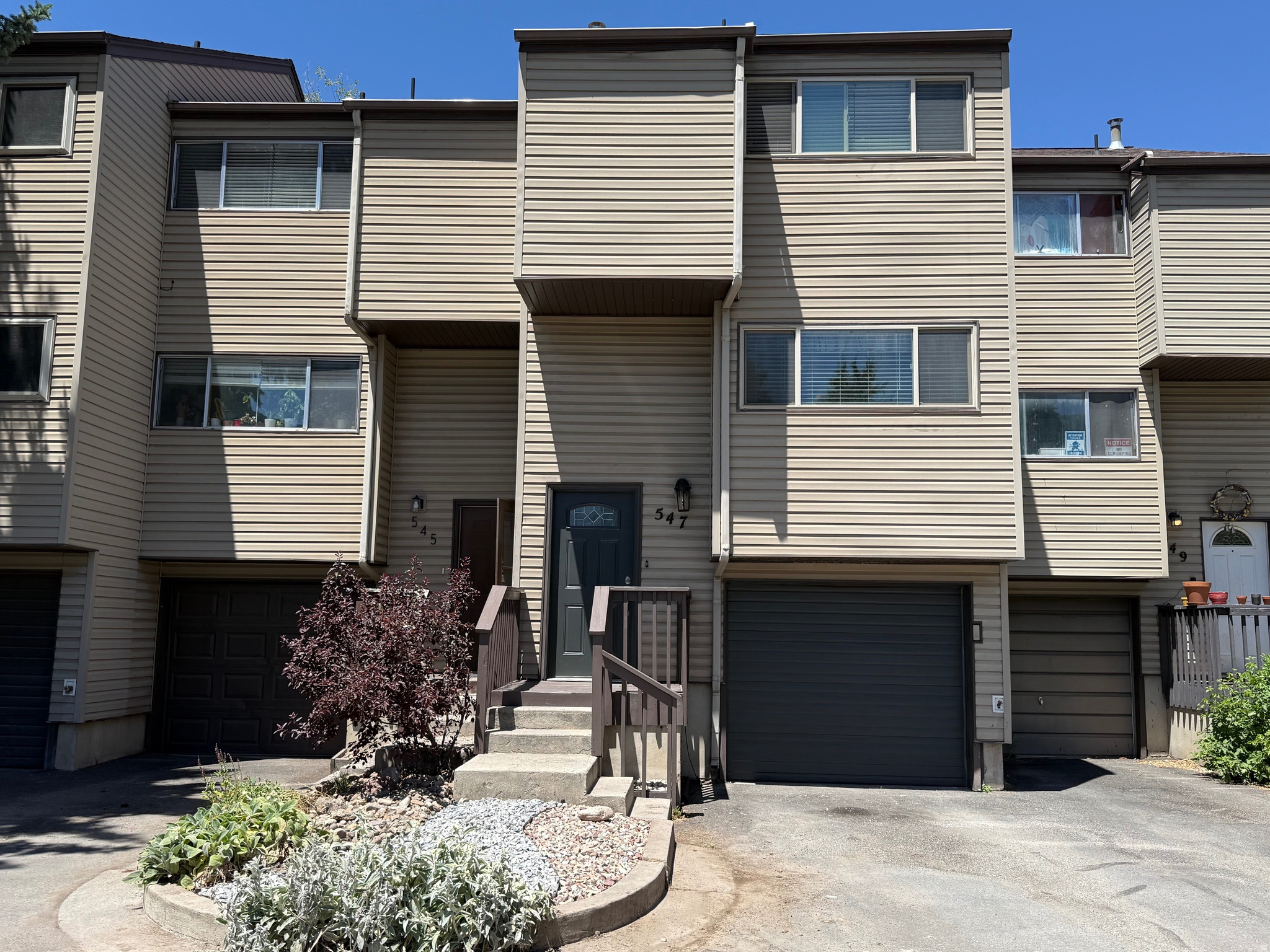 Rare opportunity to own an updated townhome in a prime "Island" location, within walking distance to USU and just a short drive to Logan Canyon! This move-in-ready home features an updated kitchen with new quartz countertops, sink, tile backsplash, and stainless steel appliances. The spacious primary suite offers a private deck overlooking the water and a walk-in tile shower ensuite. Both bathrooms have been refreshed with new vanities, while new carpet throughout provides a fresh, comfortable feel. A newer HVAC system adds year-round comfort and efficiency.  Enjoy peaceful mornings or relaxing evenings on the lower deck with an occasional duck floating by! With three bedrooms and two bathrooms, this property offers an excellent opportunity for owner-occupants or as a desirable rental property in a high-demand area near campus. Come experience the setting and see for yourself what makes this townhome such a special place to live.