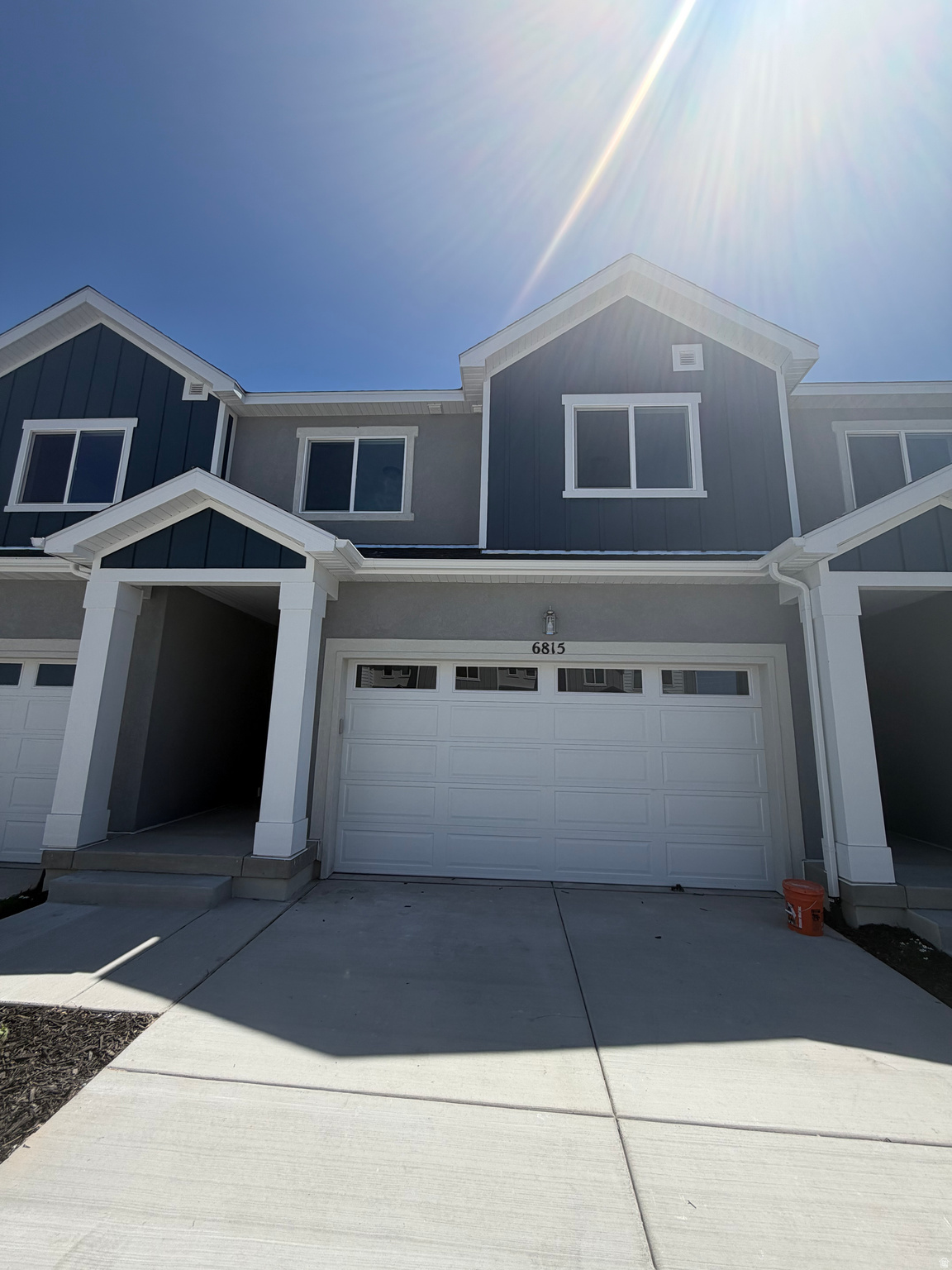 This is our Yale floorplan, located in our Sky Ranch Community in West Jordan. This home features 3 bedrooms, 2.5 baths, loft space, laundry room, 2 car garage, walk out basement into yard area, modern finishes including black metal railing, and a deck off of the kitchen. Our community features a pool (with lazy river!!), park, & two pickleball courts. This home is ready for its new owner at the end of July. Come check out this amazing home in this fun neighborhood!