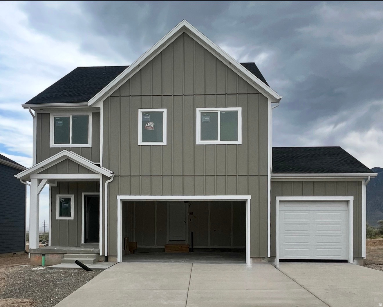 Meadow Creek - 914 - Wasatch. Receive up to $20,000 in closing costs or ask about our rate buydowns when financing with our preferred lender! Estimated completion in June. Offers 4 bedrooms, 2.5 bathrooms, a family room and a 3 car garage. The kitchen features gray craftsman-style cabinets, white quartz countertops and stainless steel appliances. Upstairs is the laundry room, owner's suite, and owners suite bathroom, three bedrooms, and one full bathroom. Square footage figures are provided as a courtesy estimate only and were obtained from builder. Buyer is advised to obtain an independent measurement.