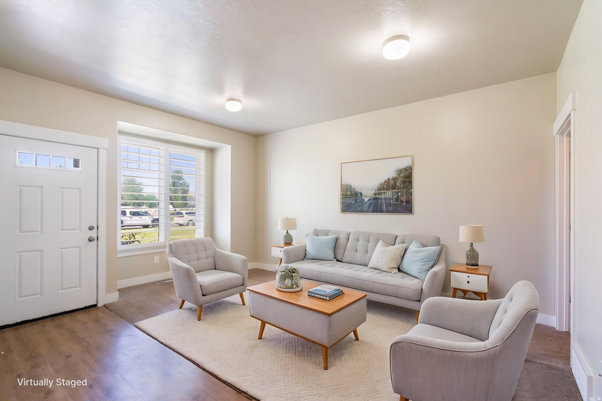 Welcome home to this BEAUTIFUL, MOVE-IN-READY 2-bedroom, 1.5-bathroom townhome nestled in the heart of Eagle Mountain, offering a real sense of community! Step out onto your PRIVATE BALCONY to enjoy STUNNING MOUNTAIN VIEWS and FRESH Utah AIR. Day-to-day living here is incredibly convenient and stress-free, with local parks, grocery stores, restaurants, and businesses all just moments from your front door. Don't miss your opportunity to own a piece of this growing community! Schedule your showing today!   Square footage figures are provided as a courtesy estimate only and were obtained from county assessor. Buyer is advised to obtain an independent measurement.
