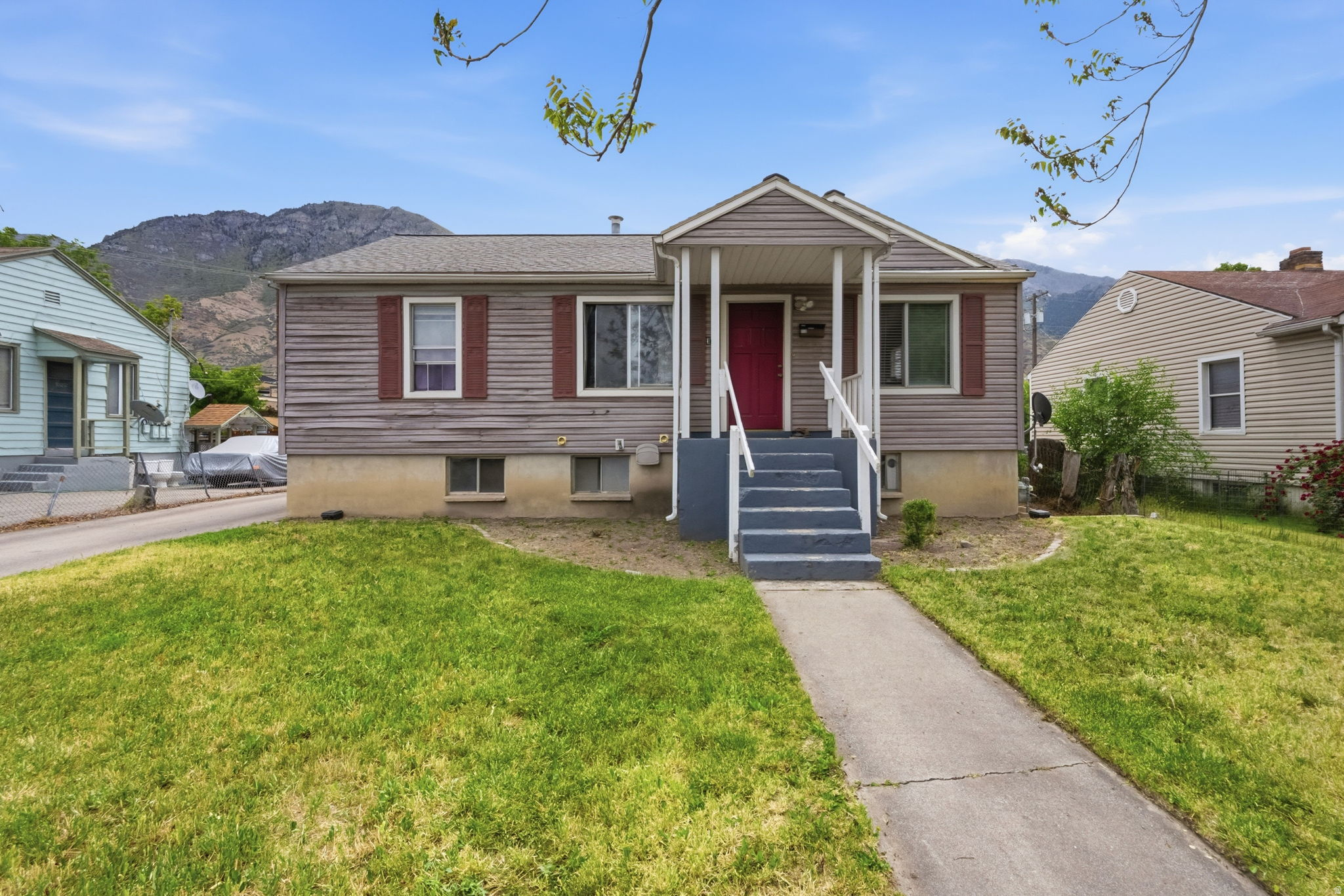 Rare gem just 2 blocks from BYU! East side of Provo where every student wants to be! This is a short and easy walk to campus.  This home has 6 bedrooms, 2 kitchens, 3 full bathrooms.  The home really functions better as a duplex, with completely separate entrances.  New carpet and paint in the downstairs unit.  Rents for $1350 upstairs, and $1200 downstairs.  Rents are very low for the area and can be increased easily.  Upstairs was being rented by married couple for $1500.  Rents in basement really low at $400.  This Location is amazing and can't be beat.  Quiet street so close to BYU. Home can be either a single family home or separated duplex.  Tons of bedrooms, tons of potential income.  Owner Agent