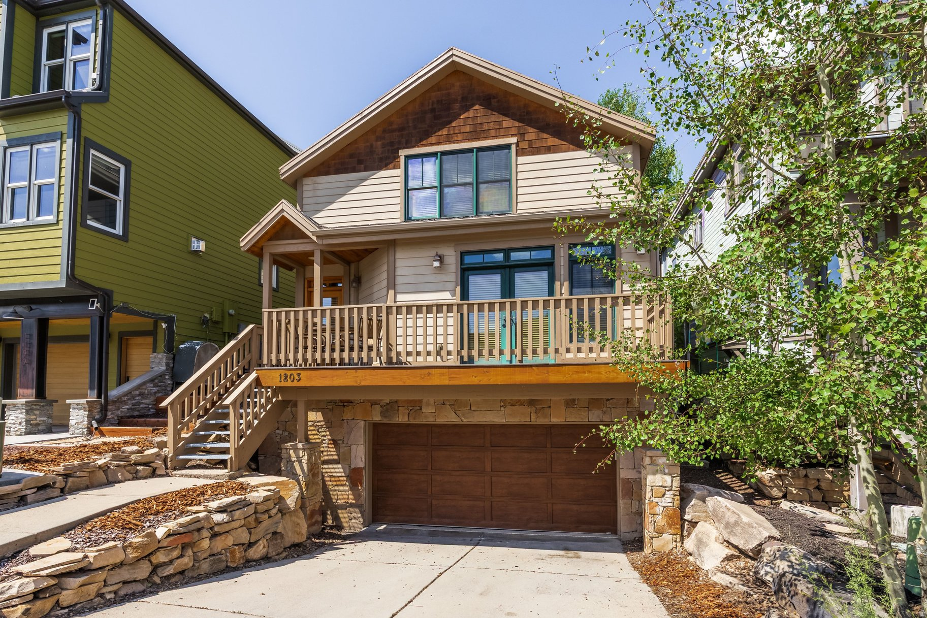 If you're an Old Town enthusiast seeking a true gathering home for family and friends, this rare five-bedroom, four-bath residence delivers a compelling blend of space, location, and opportunity. Situated on an oversized .06-acre lot-equivalent to one and a half Old Town parcels-this property offers something increasingly hard to find: breathing room in the heart of Park City's most iconic neighborhood. The thoughtfully designed floor plan provides ideal separation of space for hosting and everyday living. Two suites on the upper level create a private retreat, while two additional bedrooms on the main level allow for easy main-floor living. The lower level adds a bunk room and family room, making it comfortable for entertaining and accommodating larger groups. Enjoy practical conveniences such as a heated driveway, oversized two-car garage, and a back patio complete with a hot tub-ideal for relaxing after a day on the mountain. Just a short walk to the base of Park City Mountain Resort & the city bus stop, you'll have immediate access to world-class skiing, hiking, dining, and the vibrant energy of Historic Main Street. With its rare five-bedroom layout, oversized lot, and unbeatable Old Town location, this home offers exceptional livability today and incredible potential for the future. A true mountain retreat with room to gather, grow, and make your own.