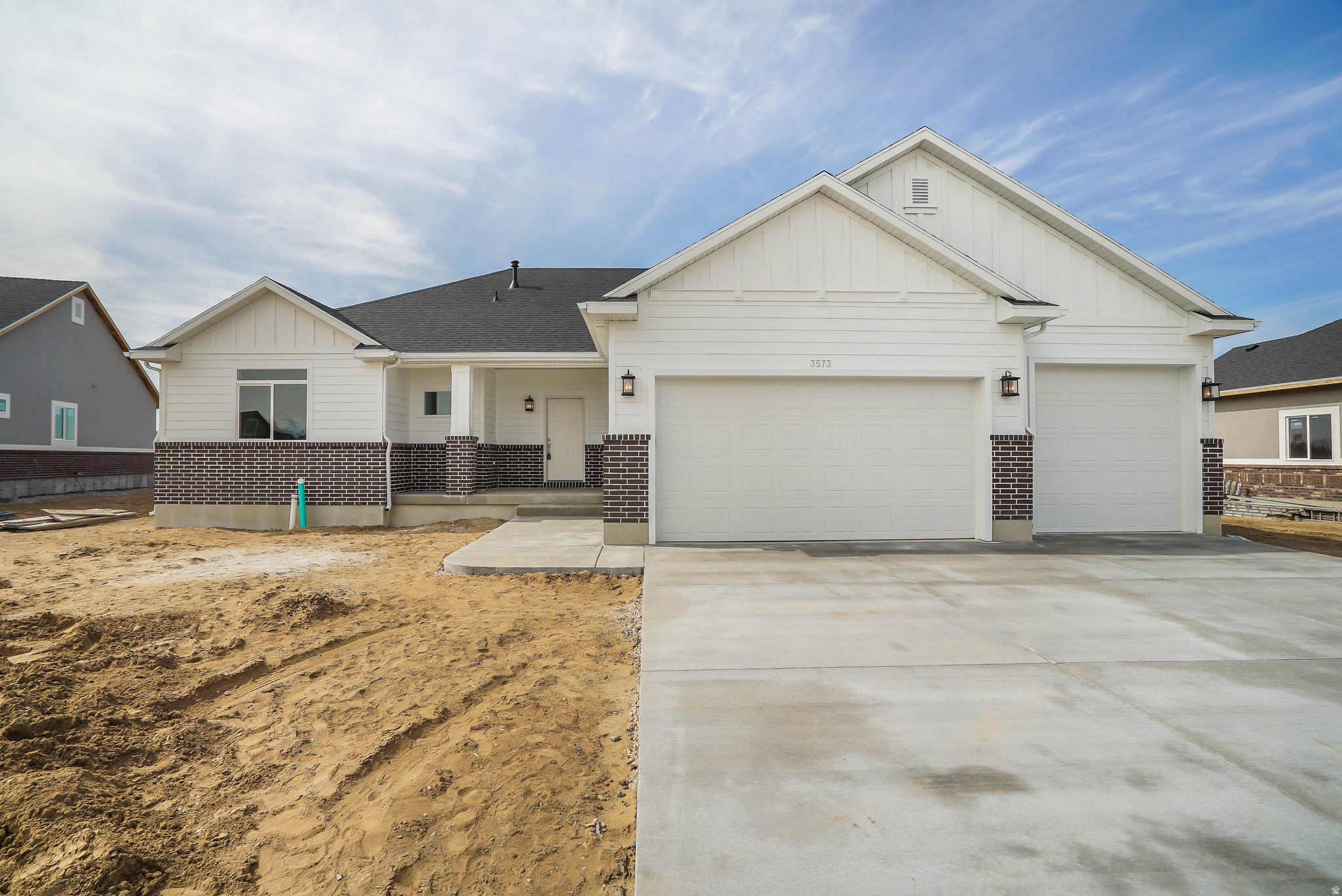 TO BE BUILT HOME! Come see the difference. Our homes are loaded with amazing features. 8' tall doors, 9' tall ceilings, LVP throughout the family room and kitchen, quartz countertops, 3 car garage, front yard landscaping! You can completely customize our plans to make them fit your needs. Amazing incentives! Ask agent for details.