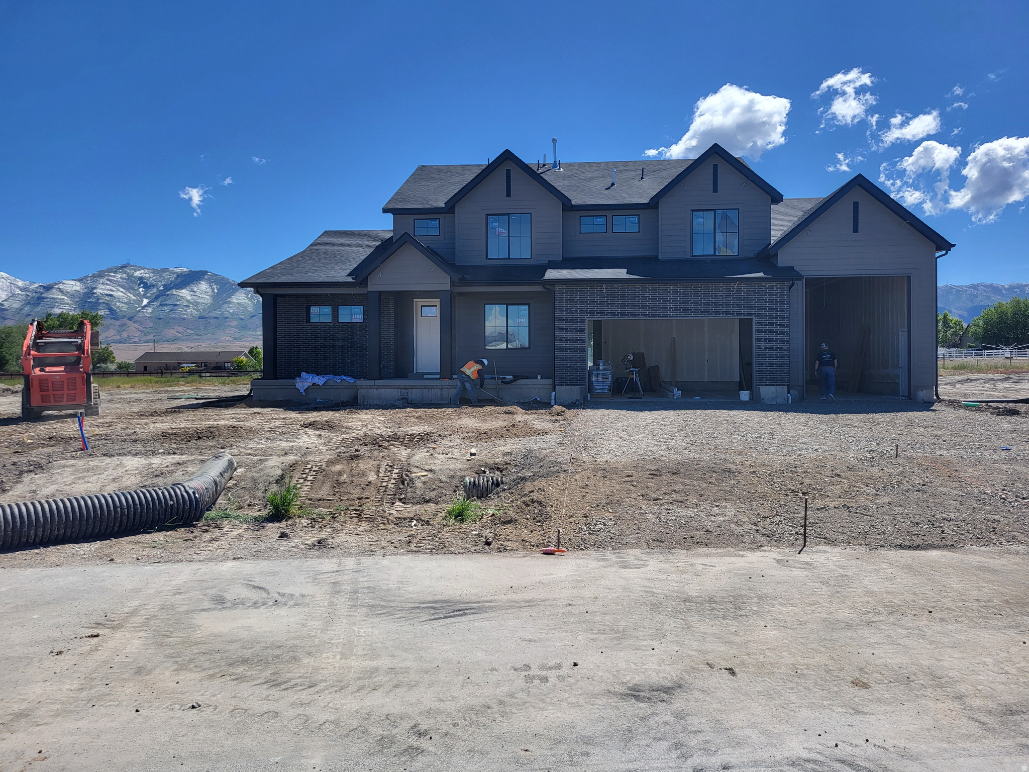 RILEY PARK IN ERDA 1.08 ACRE LOT AT THE END OF A CUL DE SAC. This home starts construction June 1st and will be completed Sept 1st.  This amazing ROCHESTER floorplan sits on 1.08 acre in Erda Utah. Get up to $9000 in closing costs with our preferred lender.  The main floor owner's suite has it all: tray ceiling, large walk-in closet with stackable laundry connection, double undercounter sinks, soaker tub and oversized shower. Get cozy in the large family room around the fireplace. The open concept kitchen includes a large island for food prep/counter seating, a large walk-in pantry, kitchen with gas cooktop, double ovens (not pictured in photos) 42" upper cabinets w/ crown molding, 30" Single sink, upgraded cabinet with dovetail, soft-close features. Laminate floor throughout the kitchen, dining, & family room. Quartz countertop in kitchen and bathrooms, Powder room located next to the garage entry and mud room bench. Stair railing with newel posts. Office with double doors.  Upstairs has a loft, 3 large bedrooms, full bathroom, and full laundry room. Home includes unfinished basement with 9' foundation walls, room for a large family room, 2 additional bedrooms, a bathroom, and under porch storage. 2 95% efficient furnaces, 50-gallon water heater, & plumbed for a soft-water system. 3-car RV garage with 12' x 10' door and extra space on the side of the garage to add an RV pad. Sitting on a 1.08-acre, this home has it all!  Ask me about our generous home warranties, active radon Mitigation System, and Smart Home Package, which is included in this home. The actual home may differ in color, material, and/or options. Pictures are of a finished home of the same floorplan, and the available home may contain different options, upgrades, and exterior color and/or elevation style. Square footage figures are provided as a courtesy estimate only and were obtained from building plans. No representation or warranties are made regarding school districts and assignments; please conduct your own investigation regarding current/future school boundaries.