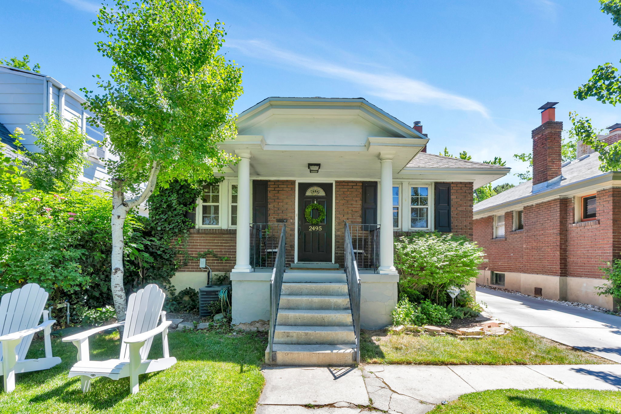 Charming home nestled on a beautiful tree-lined street in the  highly coveted Highland Park neighborhood.  Step inside to an inviting living space, featuring hardwood floors and a cozy fireplace, creating the perfect setting for both entertaining  and everyday relaxation. A rare and desirable floor plan offers three  bedrooms on the main level, with the versatile third bedroom ideal as a TV lounge, office, or craft space. Recently updated kitchen blends modern conveniences with timeless character, highlighted by a classic farmhouse sink.  Bathroom updates include stylish tile work, updated toilets, and a pedestal sink. Beyond its charm, this home offers peace of mind with a  brand-new furnace, and water heater, providing comfort and efficiency for years to come.  Private east facing backyard makes for perfect entertaining and backyard BBQ's. Recent upgrades: fencing, garage door, sprinkling system and landscaping. Enjoy an unbeatable location within walking distance to Sugarhouse shopping and dining, just minutes from Sugarhouse Park and conveniently close to the newer Millcreek City Center. Quick access to east- and westbound freeways makes commuting to downtown Salt Lake City and escaping to world-class ski resorts effortless. Don't miss the opportunity to own a timeless piece of Sugar House charm!