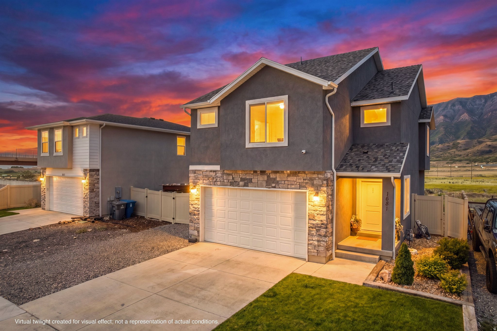 Move-in ready, thoughtfully finished, and located in one of Santaquin's most desirable communities. Beautiful home in the Summit Ridge community of Santaquin with incredible unobstructed mountain views right from the backyard. This home offers quick access to I-15, nearby parks, open fields, and green space. Built in 2021, the home features stylish laminate flooring throughout the main level, stained shaker cabinets, and quartz countertops in the kitchen. Upstairs you'll find 3 spacious bedrooms, plus a bonus room that works great as an office, playroom, TV room, or could easily be used as a 4th bedroom. The unfinished basement gives you room to grow, with space for another living area, bedroom, bathroom, and storage.