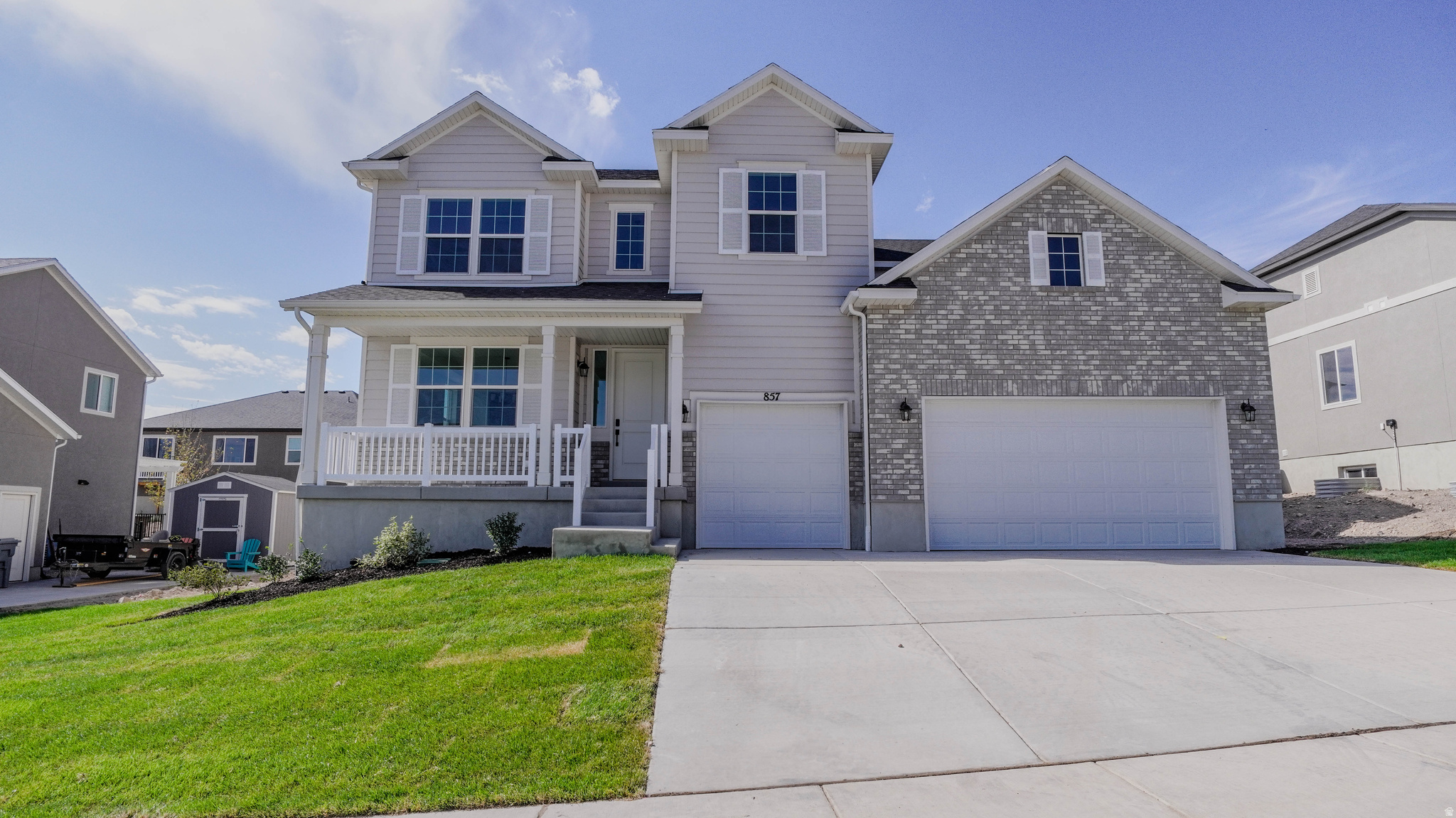 Large Entertaining Home!** Special Lender Rates as low as 3.999% available for qualified buyers using our preferred lender. Restrictions apply and can change at any time** Discover this thoughtfully designed new construction Richmond American Homes Dillon floor plan. Included features: a welcoming front porch; Large dining space and a walk-thru butler's pantry & separate walk-in pantry to the gourmet kitchen complete with stainless steel appliances and a center island; Trex deck for entertaining in the back yard! Large open great room with a fireplace and another bedroom/office on main floor. Laundry and large mudroom from garage entry. Upstairs is the Primary suite showcasing a generous walk-in closet and a large bath; 3 additional bedrooms including a Teen suite w/bath and giant open loft. Unfinished basement boasting 9' ceilings; with walkout entrance & under the porch storage. 3-car garage. This home lives large!