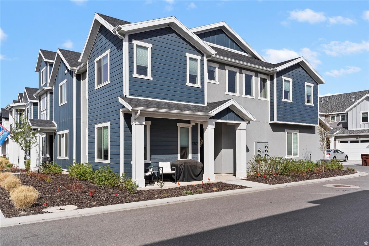 Price reduced! This townhome offers modern living with the added benefit of two spacious suites, ideal for flexibility and comfort. Great location with proximity to schools, shopping, dining, and HAFB. The bright and open floor plan features 9 foot ceilings and loads of natural light. Each suite provides ample space with its own full bathroom and large closets. This community offers lots of parking just steps away for all your visitors.