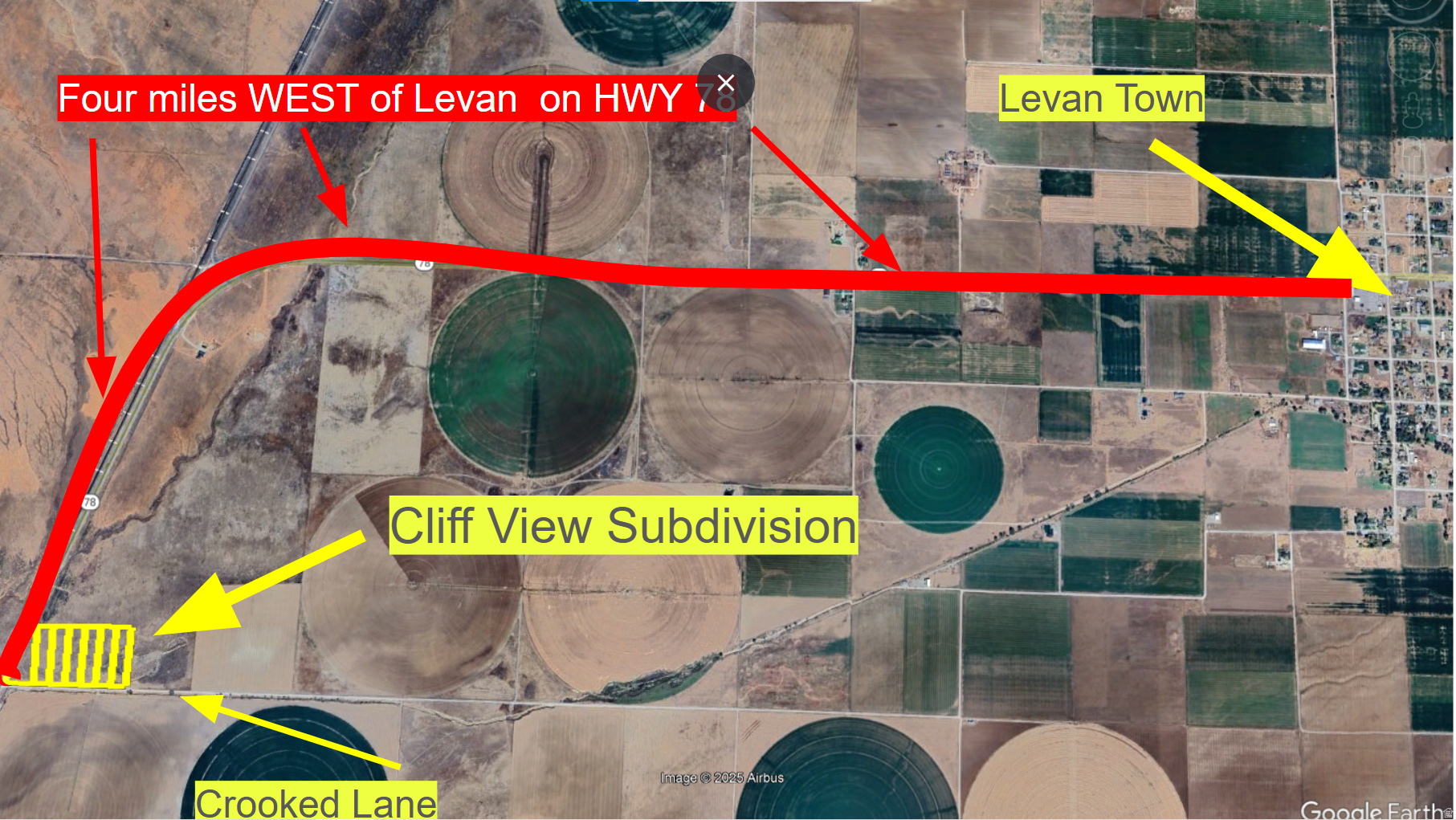 CLIFF VIEW - Land