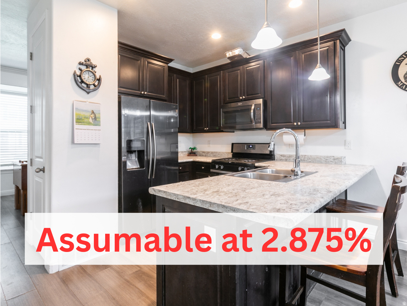 This amazing home has an assumable mortgage at only 2.875% interest, principal balance of around $298,000, which gives a payment of only $1,688.78, and that amount includes taxes and insurance (HOA is additional). This townhouse has it all! Playground, two-car garage, fully fenced yard, three bedrooms, one and a half bathrooms, lots of space, and all in an amazing neighborhood! It's move-in ready and won't last long so come take a look!