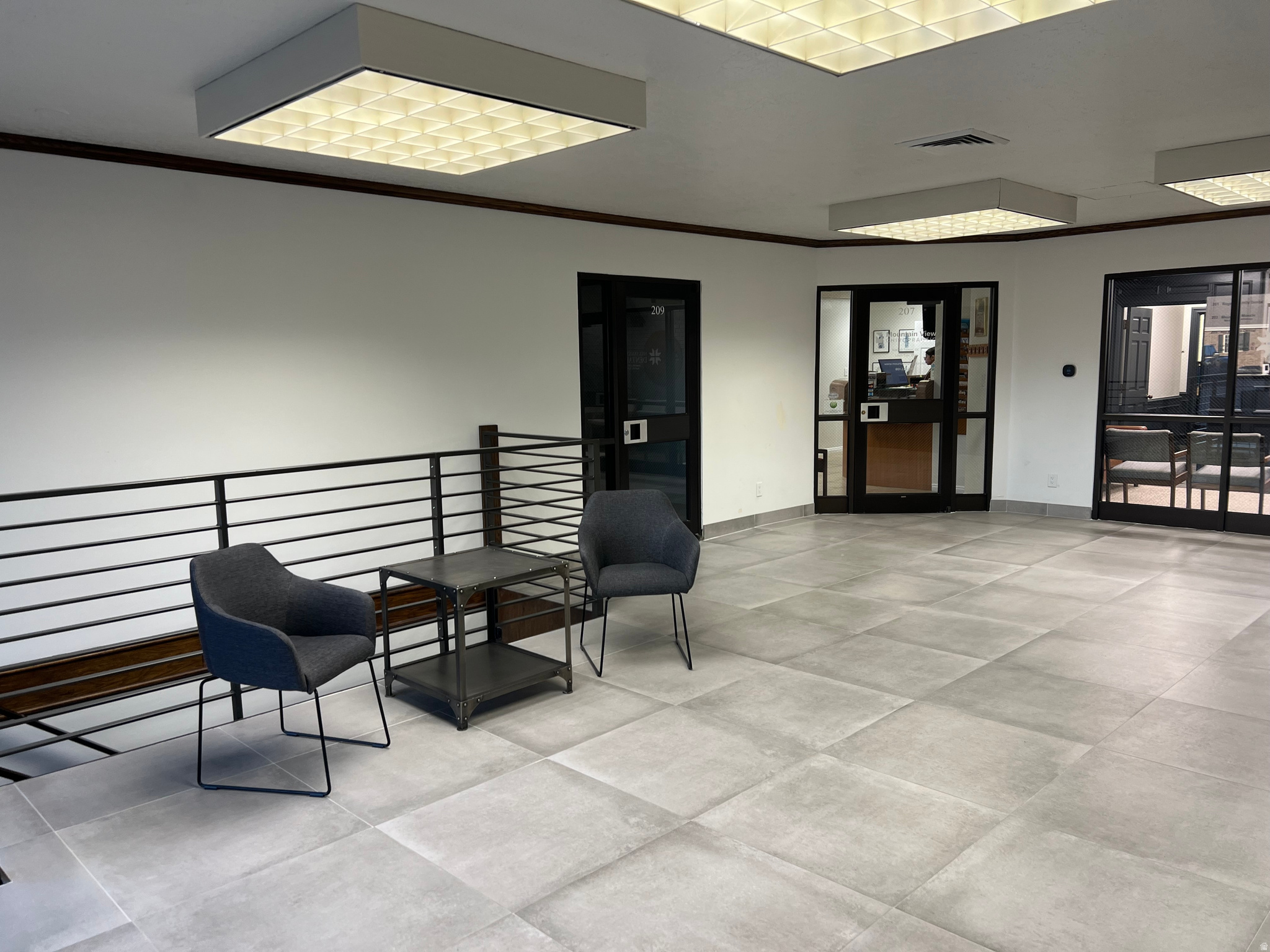 Available NOW!  Professional office space for lease! Right on State Street and 200 North in Orem In a building with 4 other medical offices. The space has 3 Offices, Reception area & Lobby area. Bathrooms and break room in the basement, monument Signage on State Street with estimated 46,617 Annual Average Daily Traffic. Office space updated in 2026, Lobby & other areas updated in 2022. Lots of parking in the parking lot. Formerly an optometrist office. Lease is $2,200 per month plus electric and gas.