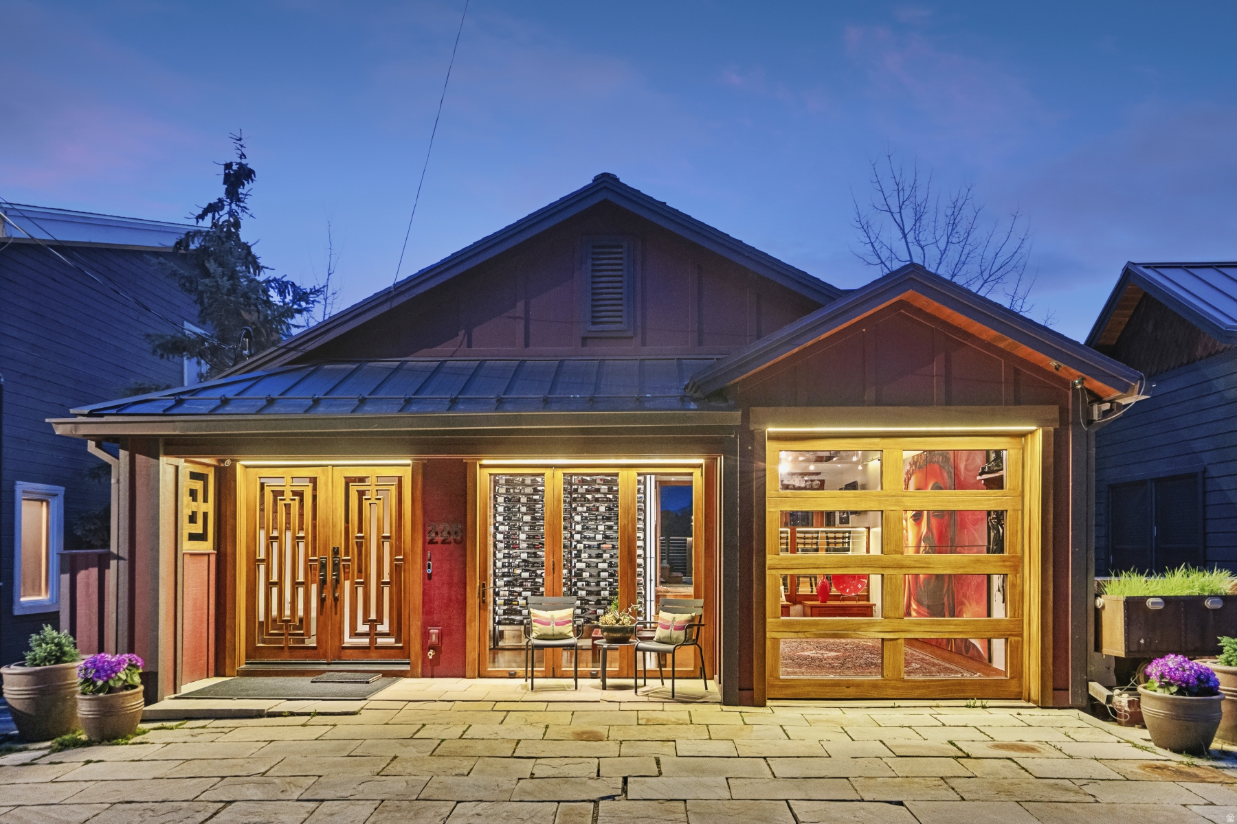 Located on Upper Norfolk above Historic Main Street, this residence occupies one of the most coveted positions in all of Park City. It's steps from Quittin' Time ski run as well as steps from the restaurants, galleries, and energy of Main Street. A location offering this kind of access paired with sweeping, unobstructed views is a decade-long waiting game for most buyers.  Inside, three thoughtfully designed levels unfold. Each finished with mahogany floors, trim, and cabinetry elevated by custom accent lighting. A/V and lighting control, smart thermostats, and heated bathroom floors ensure an effortless and refined experience.  The entry level is built for entertaining-anchored by a custom wine cellar, bar, and fireplace. A garage-door wall opens entirely to the outdoors, dissolving the line between interior and mountain air. The bar seamlessly flows into the rooftop deck which features a hot tub, fire pit, outdoor television, and views that few can claim as their own.  A high-end kitchen outfitted with Viking appliances centers the main level. The dining room fireplace sets the tone for evenings in, while an outdoor kitchen extends entertaining to the mountain air. A built-in entertainment center featuring a hand-crafted Park City mural brings local character to the space.  The lower level is a private retreat. The primary suite offers heated floors, a fireplace, built-in study, his-and-her closets, and a spa-like bathroom with a double shower, steam shower, Toto bidet, and jetted tub. Open the bedroom door to a private patio with a water feature and a second outdoor fireplace. A guest suite with an en-suite bath completes the lower level.  A snow melt system, roof heat tape, whole-home humidifier, water softener, reverse osmosis, and home automation round out the infrastructure-because a home at this level should perform as well as it presents.  Old Town properties of this quality with this access do not come often. Reach out to me today for a private tour.