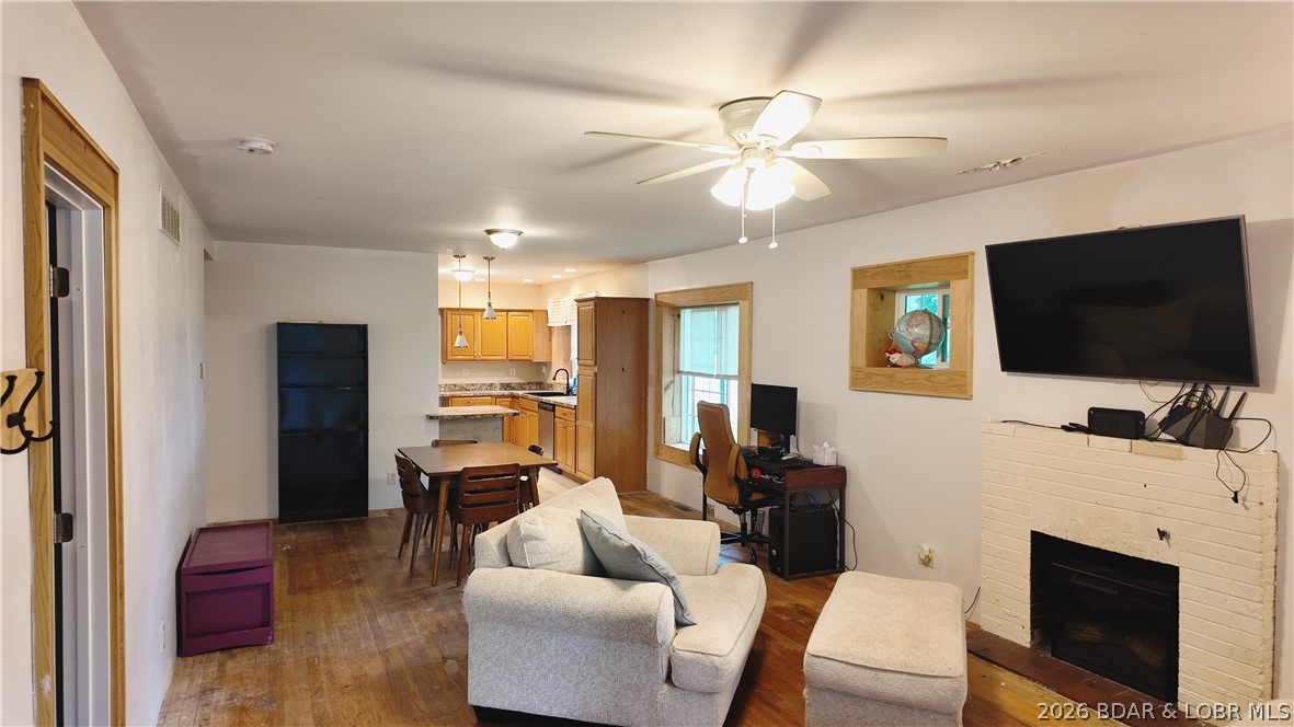 Discover 205 S Grand, a centrally located single-story brick home in the heart of Eldon. This property offers a practical layout and features an inviting open-concept interior that maximizes space and natural light. With 3 bedrooms and 1 bath, it provides a functional living environment. The home is equipped with a metal roof. 

The unfinished basement offers significant potential for future expansion, a hobby area, or additional storage space to suit your needs.

Situated just off Grand Avenue, this home puts you moments away from everything the Eldon community has to offer. Whether you are searching for a starter home or a new opportunity, this property is ready for its next chapter.