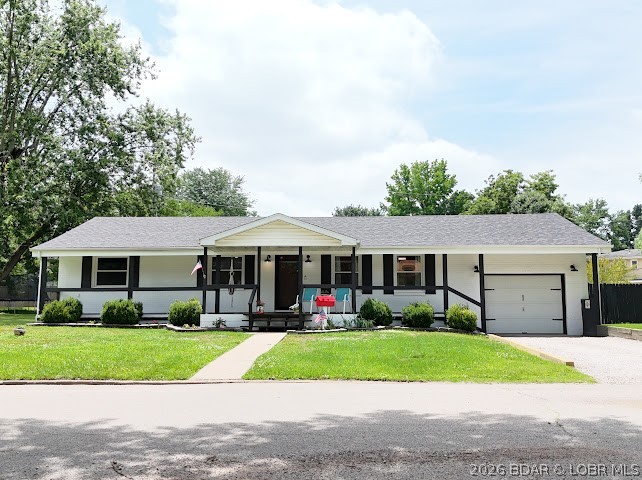 Welcome to 520 West Bourbon Street in Eldon, Missouri! This inviting 3-bedroom, 1-bath home offers an open-concept layout designed for comfortable everyday living and effortless entertaining. The spacious living area features a cozy electric fireplace, creating the perfect gathering space for family and friends.

Step outside to enjoy even more living space with a welcoming covered front porch, ideal for morning coffee or relaxing evenings. The fenced backyard provides plenty of room for pets, play, gardening, or outdoor entertaining while offering added privacy.

Additional features include an attached one-car garage and a functional layout with generous living space throughout. Whether you're a first-time homebuyer, looking to downsize, or searching for an investment opportunity, this charming property is ready to welcome you home.

Schedule your private showing today and discover all that this Eldon home has to offer!