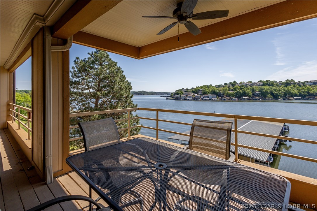 Your Family Lake House Awaits at the 3MM! Discover the perfect summer sanctuary at The Breakers. This stunning 2-level condo is fully furnished and offers the ideal layout for families, featuring 3 spacious bedrooms, 2.5 bathrooms, and many tasteful updates that make it move-in ready. Enjoy peaceful mornings and sunset dinners from the covered decks on both levels, where you can watch the boats on the Main Channel from the safety and quiet of a protected cove.  Ready for Adventure:  This unit includes a 36-foot boat slip and a PWC lift, so you can be on the water in seconds.  Resort-Style Amenities include  )Family Fun: Splash in the condo association pool, play a match on the tennis courts, or host gatherings at the clubhouse.  )Golf & More: Minutes from top-rated family-friendly courses like The Cove and The Ridge.  )Prime Location: Enjoy quick boat or car access to the Bagnell Dam Strip’s shops and treats, plus all the dining on Horseshoe Bend.  Create lasting memories in a home that puts you in the heart of the action while providing a quiet place to recharge. Start your family’s 2026 Lake of the Ozarks tradition with this turnkey unit at The Breakers!