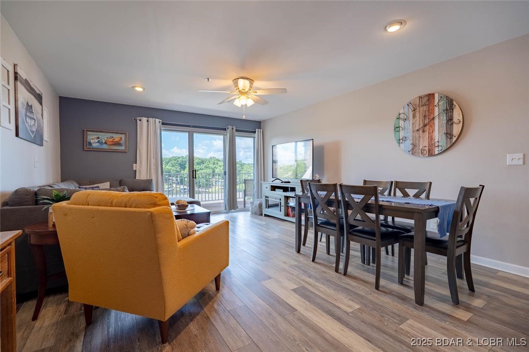 Welcome to this beautifully remodeled, walk-in end unit at The Ledges, one of Osage Beach’s most sought-after lakefront communities. This 3-bedroom, 2-bathroom condo offers unobstructed main channel views and is just steps from parking, making it ideal for guests or residents seeking step-free access. The open-concept layout features new flooring, custom cabinetry, and is fully furnished. The spacious living, dining, and kitchen areas flow seamlessly onto a private deck—perfect for enjoying panoramic lake views. The primary suite boasts a walk-in closet, ensuite bathroom with double sinks, and direct deck access. Two additional bedrooms and a full bath provide comfortable accommodations for guests. Included is a 10x24 boat slip, enhancing the lake lifestyle. The Ledges community offers two outdoor pools, a sandy beach with swim dock, and a playground, all within a short distance to shopping, dining, and entertainment options. This property is not only a serene retreat but also a lucrative investment opportunity. Short-term rentals are permitted, and this unit already has bookings in place, which can be transferred to the new owner if desired.