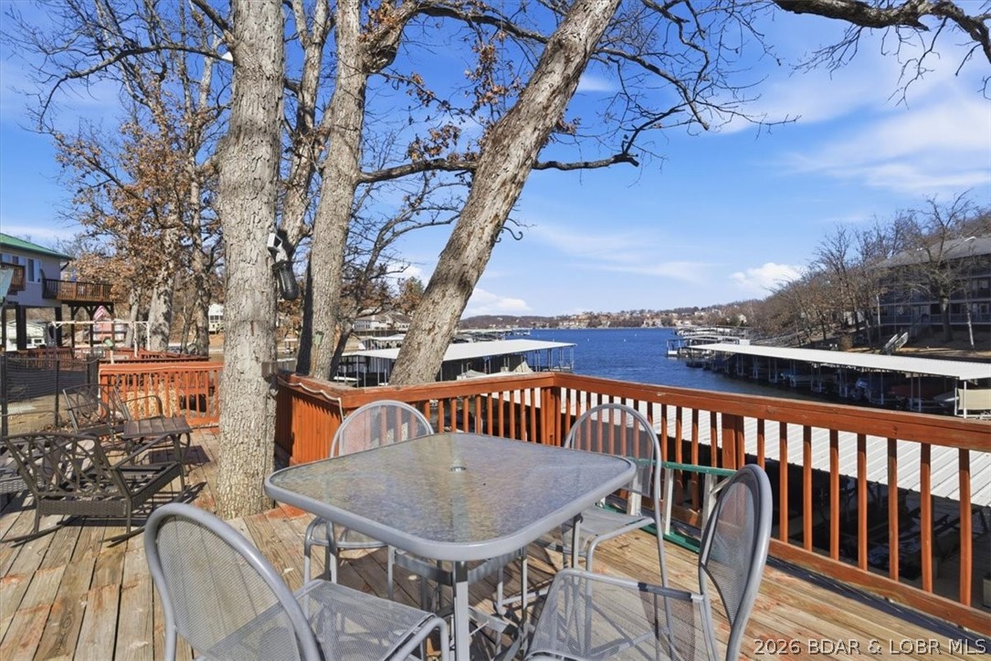 Your cozy lake retreat awaits. This 1 bed 1 bath condo located at the 2 MM offers a gorgeous view, boat slip, boat ramp, and other complex amenities including a pool. With easy access to Bagnell Dam Strip by water or land, close to grocery, and highway access this condo checks all of the boxes. 
Nightly rentals are allowed making this a great option for an investment opportunity, full- time living, or weekend lake spot.