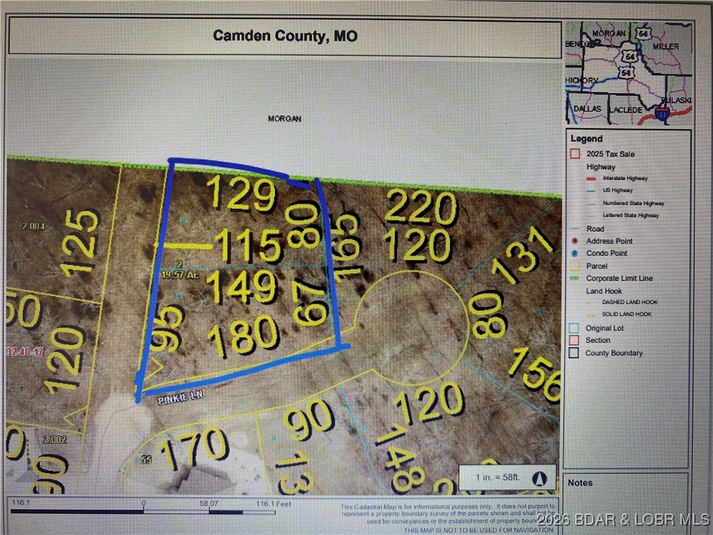 Discover the perfect blend of privacy, convenience, and natural beauty with this spacious 0.59-acre lot overlooking the desirable Woodhaven Estates subdivision, just minutes from Lake of the Ozarks. Featuring nearly 400 feet of road frontage, this corner lot offers flexible access and accommodates a wide range of home designs. The gently sloping terrain is ideal for a walkout basement, while the mix of open space and mature trees provides a peaceful, private setting with minimal clearing or dirt work needed. Enjoy scenic views perfect for relaxing on a back deck or sipping morning coffee with nature as your backdrop. A bordering power line easement ensures no neighbors on one side, adding to the sense of seclusion without sacrificing accessibility. Located in the Camdenton School District and close to grocery stores, restaurants, and everyday conveniences, this property offers the best of both quiet neighborhood living and town proximity. City water and sewer are available, along with Co-Mo high-speed internet. Local lenders offer zero-down financing options. Choose from our builder plans or bring your own—your ideal home starts here.