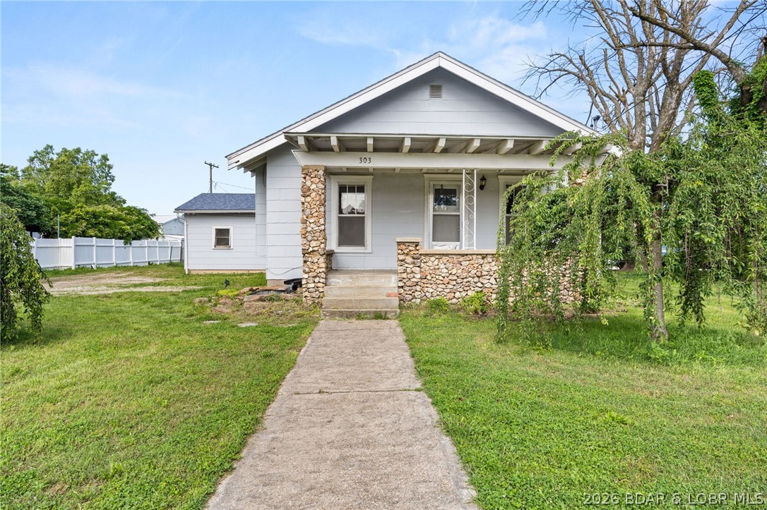 Looking for space, storage, and small-town convenience? This charming 1-bedroom, 1-bath home sits on a spacious in-town lot in Stover and offers plenty of potential for a variety of buyers. The home features a functional layout with character throughout, creating a warm and inviting feel from the moment you step inside. Outside is where this property really shines. Enjoy a huge backyard with plenty of room for entertaining, gardening, pets, outdoor activities, or future improvements. Need storage or workspace? You'll appreciate the additional storage shed, providing ample room for tools, equipment, and hobbies. Conveniently located close to local shops, dining, schools, and everyday amenities, this property offers the perfect blend of comfort and practicality. Whether you're looking for your first home, an investment property, or a place to downsize without sacrificing outdoor space, this one is worth a look. Don't miss the opportunity to own a property with room to grow and endless possibilities.