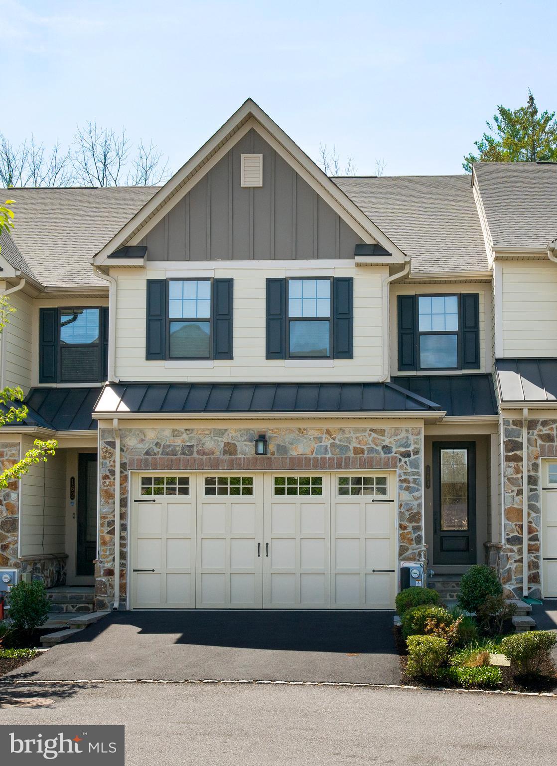 Welcome to 164 Rehoboth Road in the sought-after community of Wayne Glen, located within the award-winning Tredyffrin-Easttown School District. This beautifully appointed townhome offers a spacious, open floor plan and shows like a model home throughout.The main level is designed for both everyday living and effortless entertaining, featuring a stunning kitchen with a large center island, quartz countertops, white cabinetry, glass tile backsplash, GE Profile appliances, pantry, and a Five Burner gas cooktop. The adjoining dining/living area is anchored by a gas fireplace and opens to a private deck—perfect for relaxing while enjoying the peaceful, private setting. A powder room and access to the two-car garage complete this level. Upstairs, the expansive primary suite is a true retreat, highlighted by a tray ceiling, two walk-in closets, and a luxurious bath with dual vanities and a frameless glass shower. Two additional generously sized bedrooms, a full hall bath, and a convenient second-floor laundry complete the upper level. The finished, daylight lower level provides exceptional additional living space, including a full bath and ample room for a large sectional—ideal for movie nights, a home gym, or guest accommodations. A rare combination of style, space, and privacy in a premier Main Line location.  Convenient to all the area house to offer-dining, shopping, transportation and so much more.  As an added bonus, the community offers a walking trail offering a perfect way to get outside and enjoy the outdoors.
