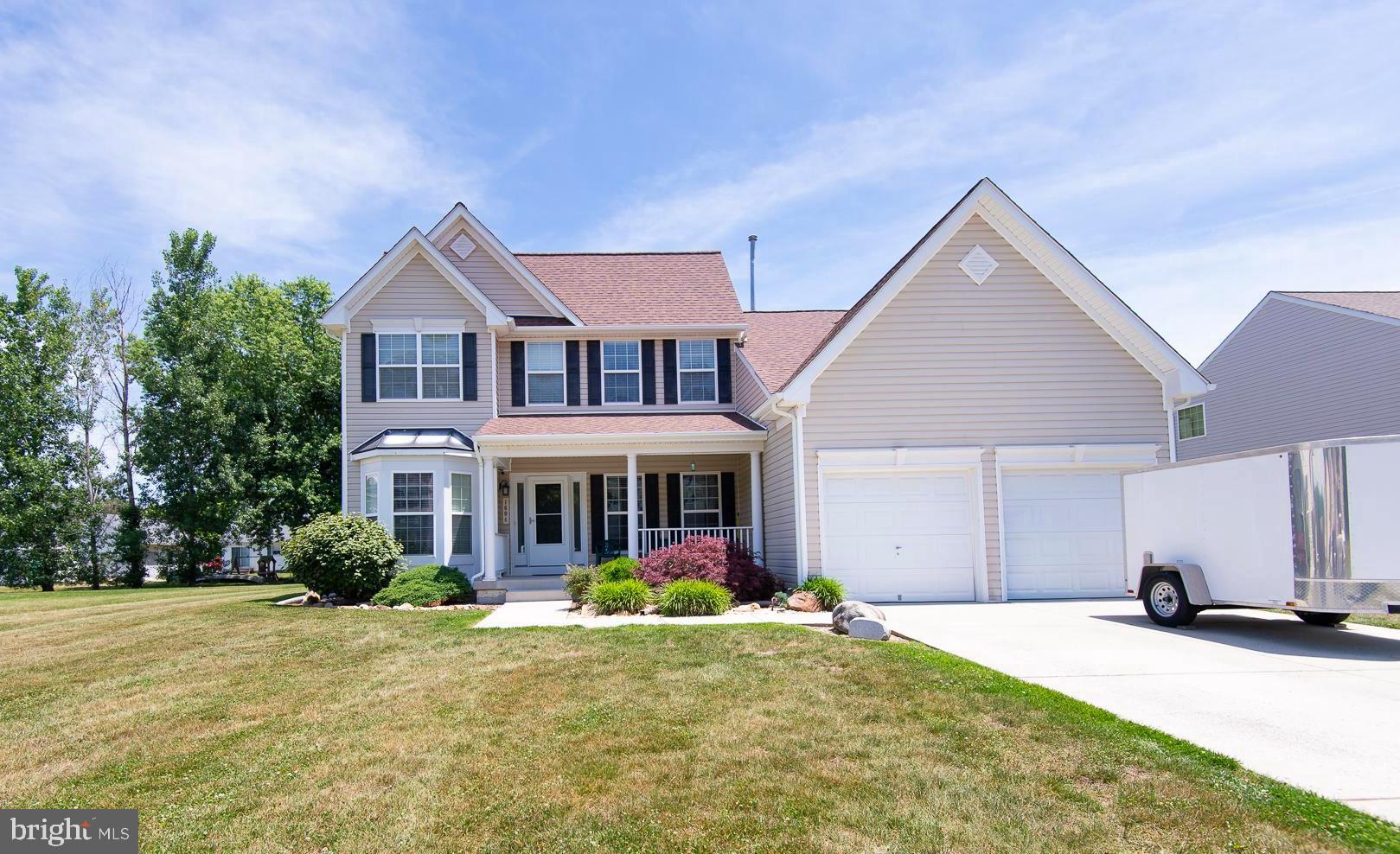 Nestled on the charming & quiet street of Winters Court, this delightful Colonial-style home offers a perfect blend of comfort and modern living. Built in 2007 with 2' x 6' construction, this residence boasts 2,183 square feet of thoughtfully designed space, ideal for creating lasting memories.  The warm and inviting interior welcomes you as you first step through the front door. Bright yet cozy vibes flood the initial front room, offering versatility in its use - separate living room, den, office, or whatever your need.  The loftiness of the cathedral ceiling, beautiful open stair railings, and natural gas fireplace in the spacious family room make this room the heart of the house as it connects with the tastefully designed kitchen.  Beauty & function permeate every aspect of the kitchen with rich warm tones from the cherry cabinetry with brick backsplash & underlighting, granite countertops, large four-seat island with underlighting, cooktop with down-draft exhaust, wall oven and microwave, and pantry for extra storage. The adjoining Breakfast Room has glass sliding doors that allow for easy access to the rear yard.  A dining room offers a separate and more private setting for enjoying meals. The hall provides the convenience of a half bath/powder room, as well as a laundry room that connects to the two-car garage.  The large primary bedroom with two walk-in closets & a primary bathroom complete with a soaking tub and separate walk-in shower, offers a serene escape at the end of the day. The 11'x9' Upstairs landing overlooks the open family room. Also upstairs are two bedrooms with walk-in closets, a full bathroom, and an insulated Attic Room.  This house offers a full stairway from the main floor down to the fully encapsulated and conditioned crawlspace that houses the heating system as well as bountiful storage space -- so nice you can sit on a rolling dolly to move throughout this entire amazing space. Outside, the property sits on a generous 0.31-acre lot in a peaceful double cul-de-sac, providing a safe and serene environment. The level yard is perfect for outdoor activities, gardening, or simply enjoying the fresh air.  The roof shingles were installed just 3 1/2 years ago and have a transferable 30-year warranty.  A shed offers additional storage for tools and equipment. Additional features include recessed lighting, ceiling fan, and window treatments that enhance the home's charm. With its prime location, modern amenities, and inviting ambiance, this home is ready to welcome you. Experience the perfect blend of comfort and style at 1604 Winters Court, where every detail has been designed with your needs in mind. Seller to find home of choice. Don't miss the opportunity to make this house your home!
