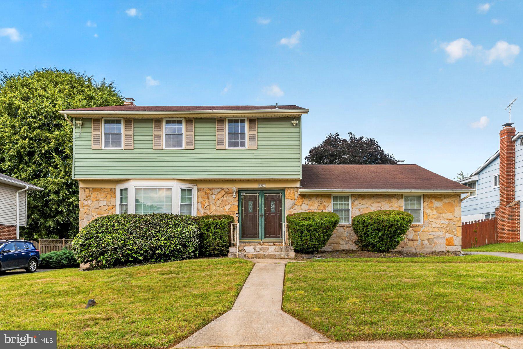 KINGS PARK ESTATES IN RANDALLSTOWN, MARYLAND
Welcome home to this well-maintained 4 bedroom, 2.5-bath, split-foyer residence offering plenty of room for comfortable living.  In addition to the four bedrooms, you'll find a versatile bonus room that can easily serve as a fifth bedroom, home office, playroom, fitness space, or hobby room - tailored to fit your lifestyle, and beautiful gleaming wood floors extend throughout the house.

You want to relax or entertain inside, the home features a functional layout with generous living areas, providing flexibility for both everyday living and entertaining.  You want to relax or entertain in the oversized family room featuring a built in bar and  wood burning fireplace, it's  all here waiting for you. Enjoy relaxing year-round in the enclosed porch, perfect for morning coffee or evening gatherings.

Step outside to a fully fenced backyard with complete privacy fencing, creating a secure and secluded outdoor retreat for family, pets and guests.  Whether you are hosting barbecues, gardening, or simply unwinding, this private outdoor space offers endless possibilities.  

The home features a Honeywell whole-house propane-powered backup generator that provides automatic power to the entire house during emergencies or power outages.

With its flexible floor plan, multiple living options, and private outdoor amenities, this home is ready for you to express yourself.