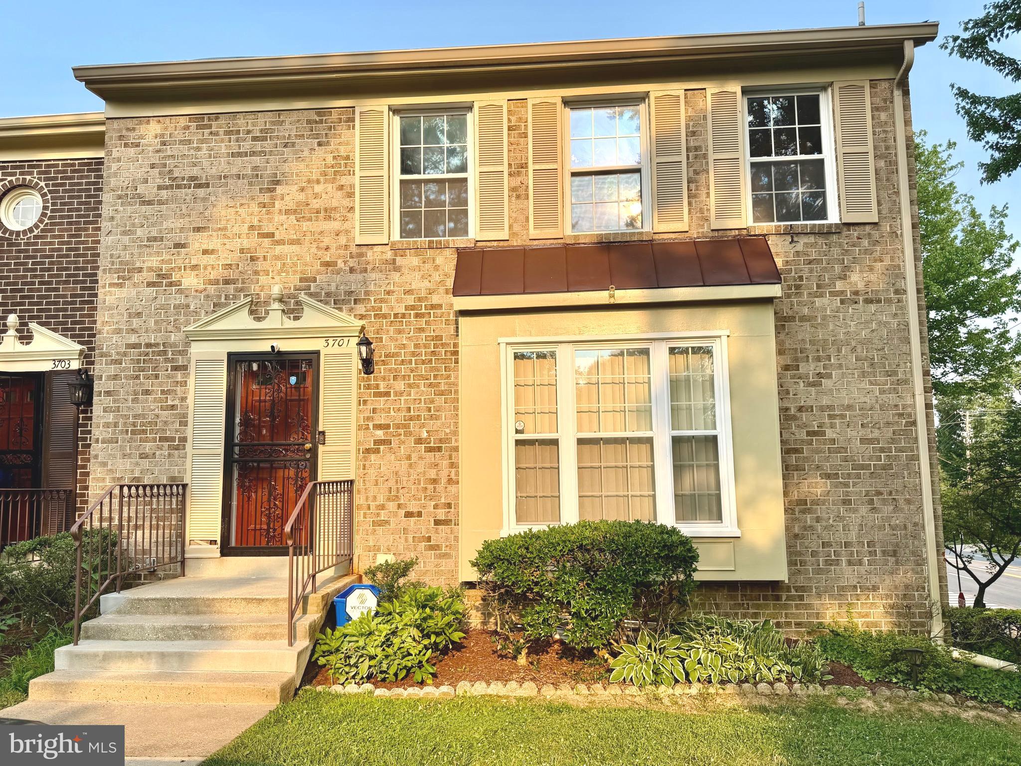 Welcome to this elegant, and spacious end-unit townhouse! Boasting 4 bedrooms and 3.5 baths.  
This home is spacious and bright with four generously sized bedrooms and 3.5 bathrooms. The home offers three finished levels with glistening floors. The main floor has a large table space kitchen, powder room, separate dining room, step down living room with a fireplace. The upper level has 3 bedrooms one of which is a large Owner’s suite with two walk-in closets with access to the attic and an ensuite full bathroom with tub as well as 2 other bedrooms and the 2nd full bathroom with tub. The lower level has a spacious recreation room with a second fireplace and sliding doors to a fenced-in patio. a separate laundry room with ample space for storage, a large fourth bedroom, and a third full bathroom with a tub.  Plus a private rear patio with fenced yard perfect for relaxing or entertaining. 
The community amenities include a clubhouse with a fitness center, basketball court, tennis courts, and swimming pools. There are two assigned parking spaces. This home is in an ideal location for commuting with convenient access to shopping, restaurants, local parks and it  offers easy access to Glenmont Metro, MD-200, Connecticut Ave, Georgia Ave, shopping, and restaurants.  It includes one assigned parking spot plus ample guest parking . Don't miss out!