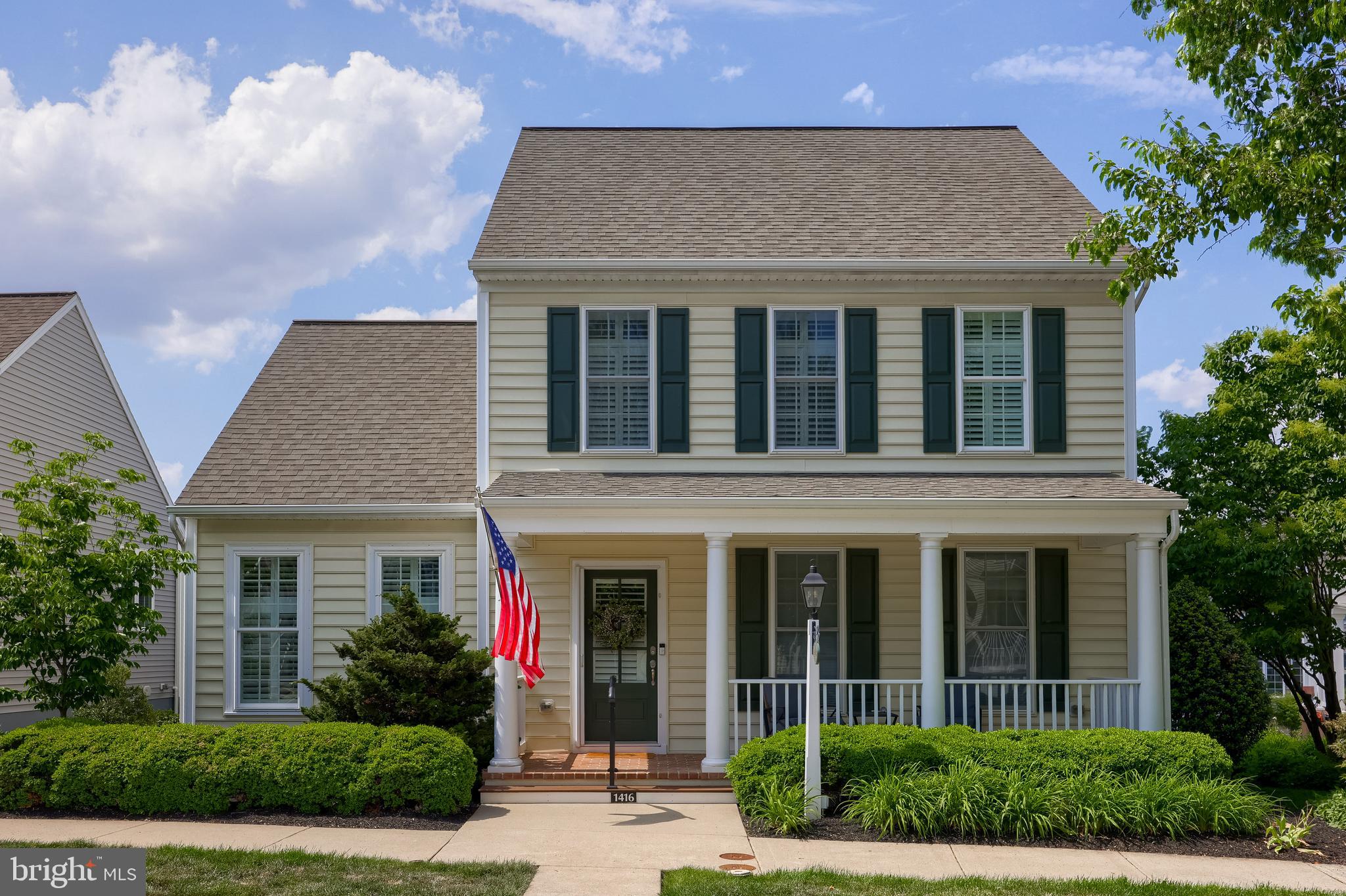 Welcome to 1416 Picket Drive—a beautifully maintained 3-bedroom, 2 full and 1 half bath Colonial-style home offering over 2,200 square feet of finished living space in the Veranda community of Lancaster. Built in 2011 and thoughtfully updated throughout, this elegant home combines low-maintenance living with refined finishes, open-concept design, and inviting indoor and outdoor entertaining spaces. 

Inside, a bright and welcoming layout showcases hardwood flooring, crown molding, recessed lighting, and abundant natural light throughout. Tray ceilings and plantation shutters add timeless architectural character, while the open floor plan creates a comfortable flow between living spaces. The formal dining room offers an elegant setting for entertaining and transitions seamlessly into the beautiful kitchen and adjoining family room. 

The kitchen is truly the heart of the home, featuring elegant cabinetry, granite countertops, gas cooking, built-ins, large center island with seating, Kitchen Aid appliances, and cosmetic improvements. The kitchen opens directly to the breakfast area provides additional dining space and natural light, and the spacious family room with a gas fireplace, creating an ideal setting for both everyday living and entertaining. Two sets of doors from the family room lead directly to the screened porch, allowing the space to open beautifully for an airy indoor-outdoor feel. 

The main-level primary suite offers comfortable first-floor living, complete with two walk-in closets with built-ins, and a luxurious en-suite bath featuring double sinks, walk-in shower with hex tile floor and subway tile, recessed lighting, and tasteful cosmetic improvements. A half bath and mud/laundry room with built-ins complete the first level. 

Upstairs, two bedrooms share a Jack-and-Jill bath, while an additional sitting room provides flexible space for a home office, reading area, or additional lounge space. One of the bedrooms is generously sized and features a large walk-in closet for added comfort and storage. 

The lower level offers a finished recreation room along with substantial unfinished utility and storage space, including a large crawl space ideal for additional organization and storage needs. Cosmetic improvements to the basement further enhance the home’s move-in-ready appeal. 

Outdoor living is equally inviting with a fenced backyard with patio space and professionally refreshed landscaping and hardscaping improvements that complement the home’s charming exterior. 

Additional highlights include an attached 2-car garage with additional storage space and EV charger. HOA services include lawn and landscaping maintenance,  including mulching, and snow removal, allowing for convenient, low-maintenance living in a Lancaster location close to shopping, dining, parks, and major commuter routes. Schedule your private showing today!
