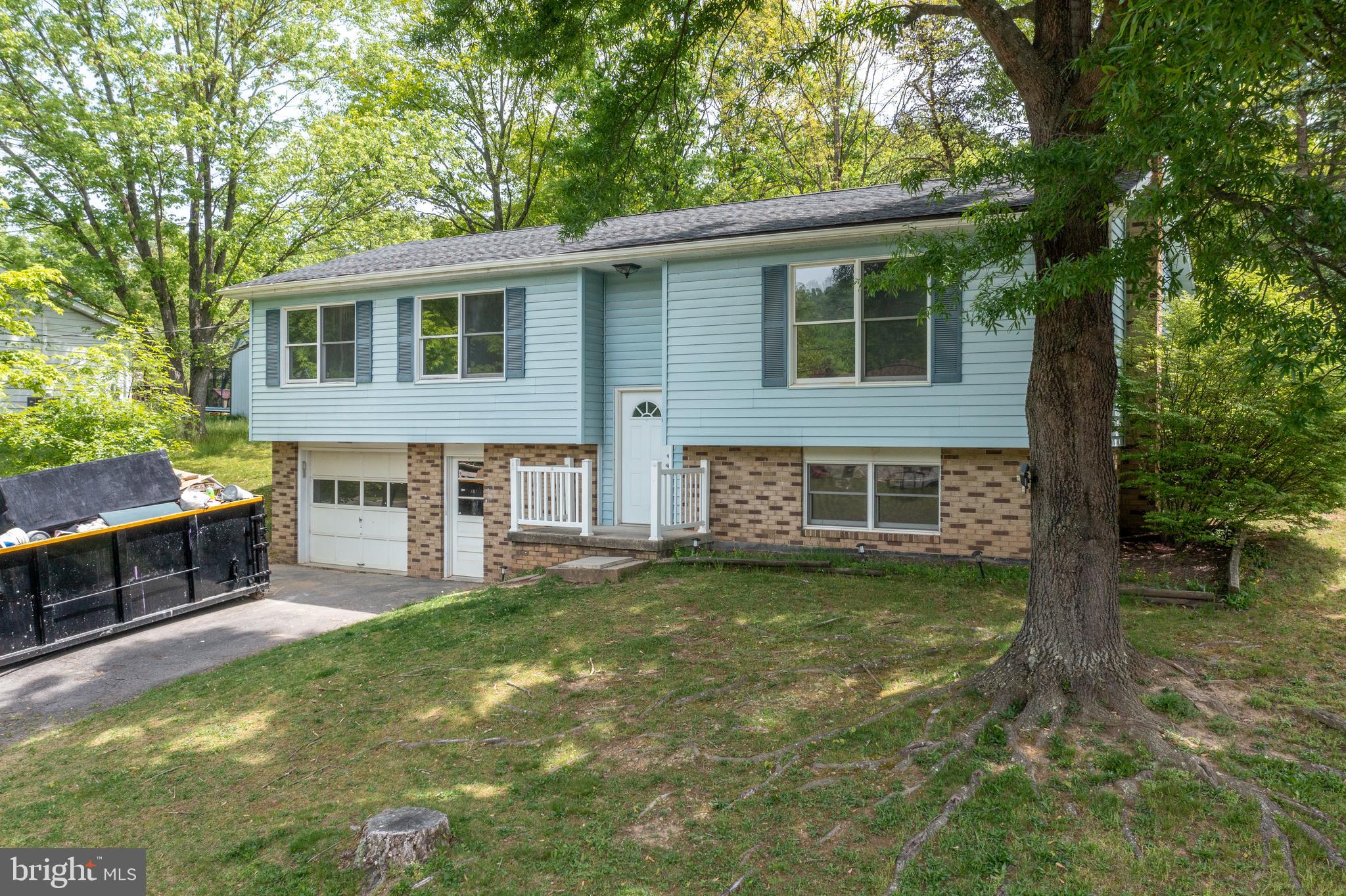Welcome to the desirable neighborhood of Knobley Estates! This three bedroom, two and a half bath, bi-level home offers a NEWLY RENOVATED KITCHEN with herringbone butcherblock countertops, brand new cabinets and new vinyl flooring throughout the kitchen, living room, dining room and hallway! Attached is a one-car garage with basement access, which makes for convenience year-round! Unwind and relax after a long day in the spacious jacuzzi tub located off of the family room of the finished basement. This home is conveniently located in the Frankfort School District and is only 7 miles to Cumberland, MD and less than 7 miles to IBM, Northrop Grumman, American Woodmark and more! This home will not last long so schedule your showing today!